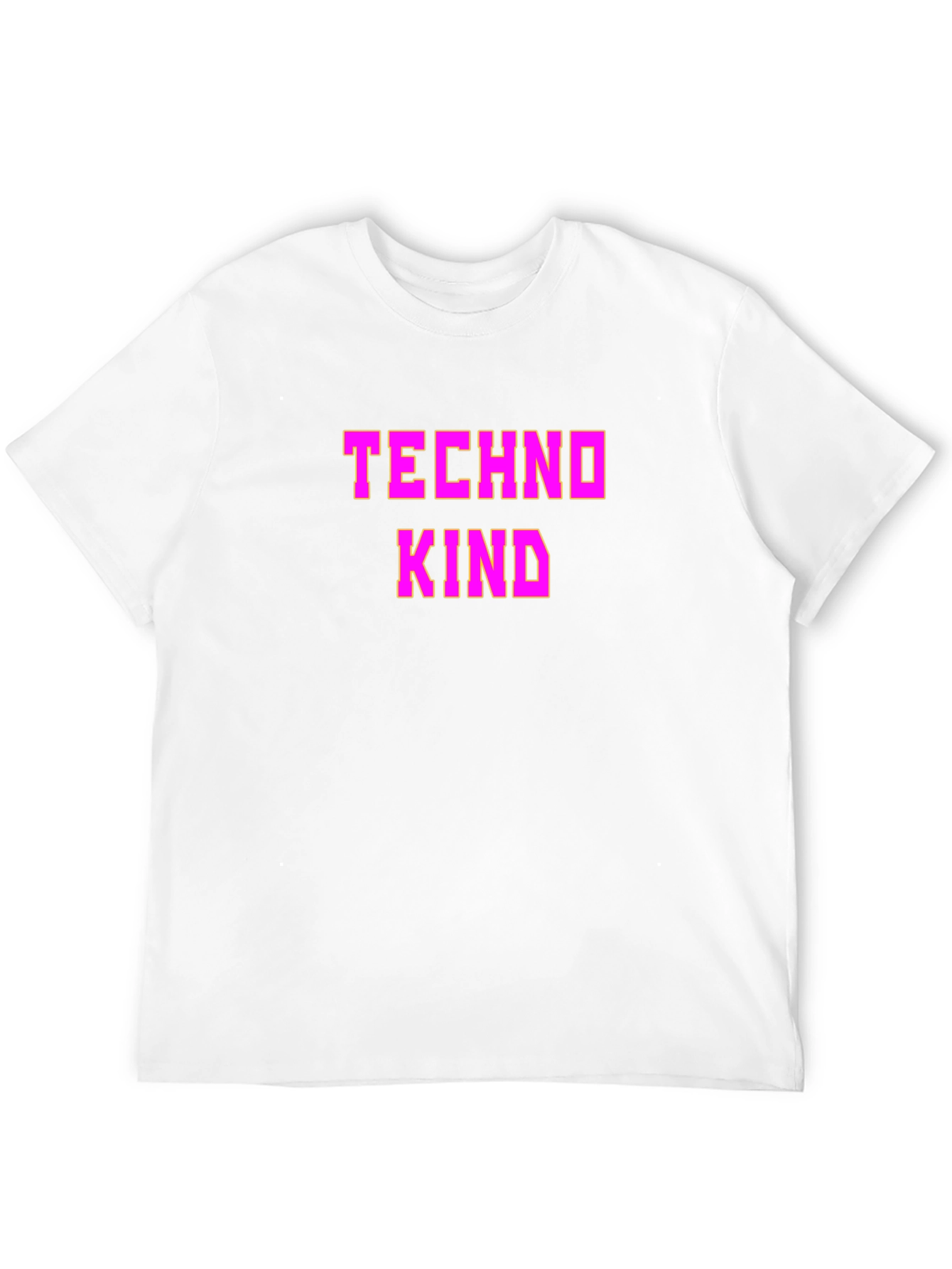 Black Techno Kind Graphic Tee - Black Crew Neck T-Shirt view 12