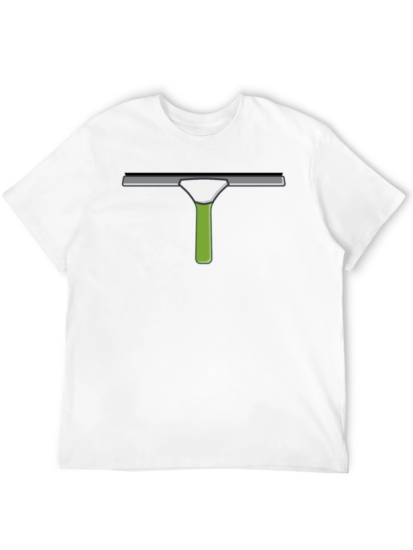 Black Wiper Graphic Tee - Funny Cleaning Crew T-Shirt view 12