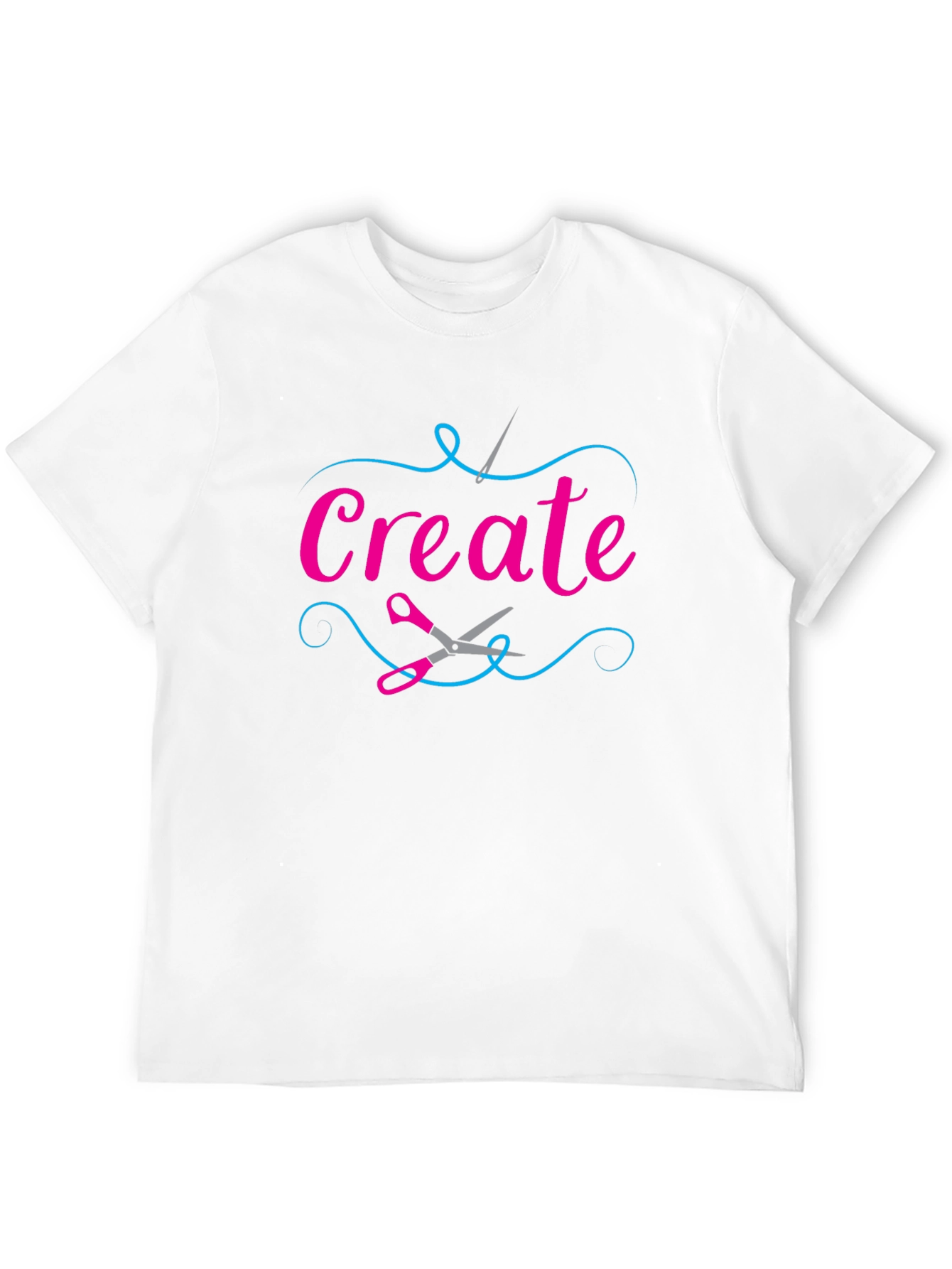 Black Create T-Shirt - Sewing Crafting Hobby Tee view 12