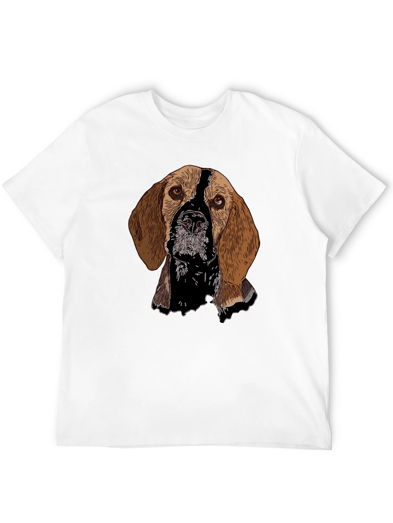 Black Dog Breed Graphic Black T-Shirt view 12