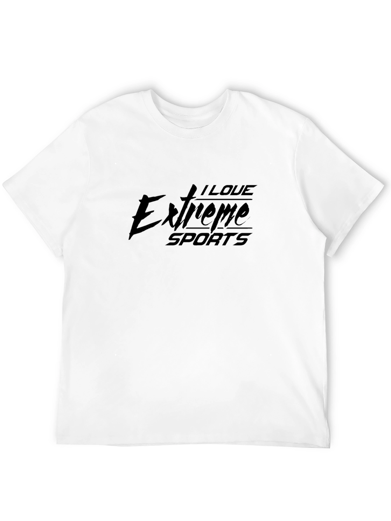 Black Extreme Sports Graphic T-Shirt - Soft Cotton Blend view 12