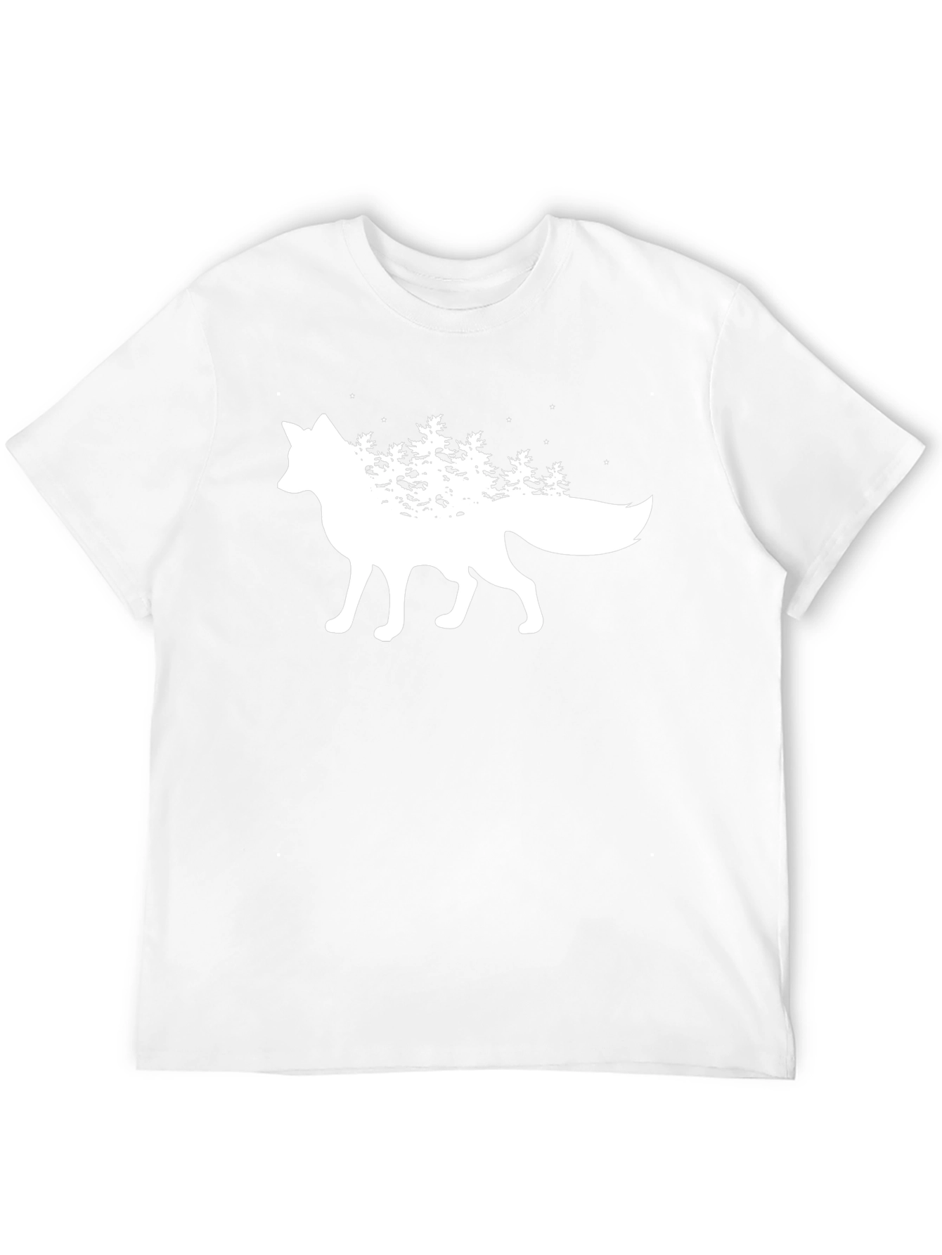 Black Fox and Forest Graphic Tee view 12
