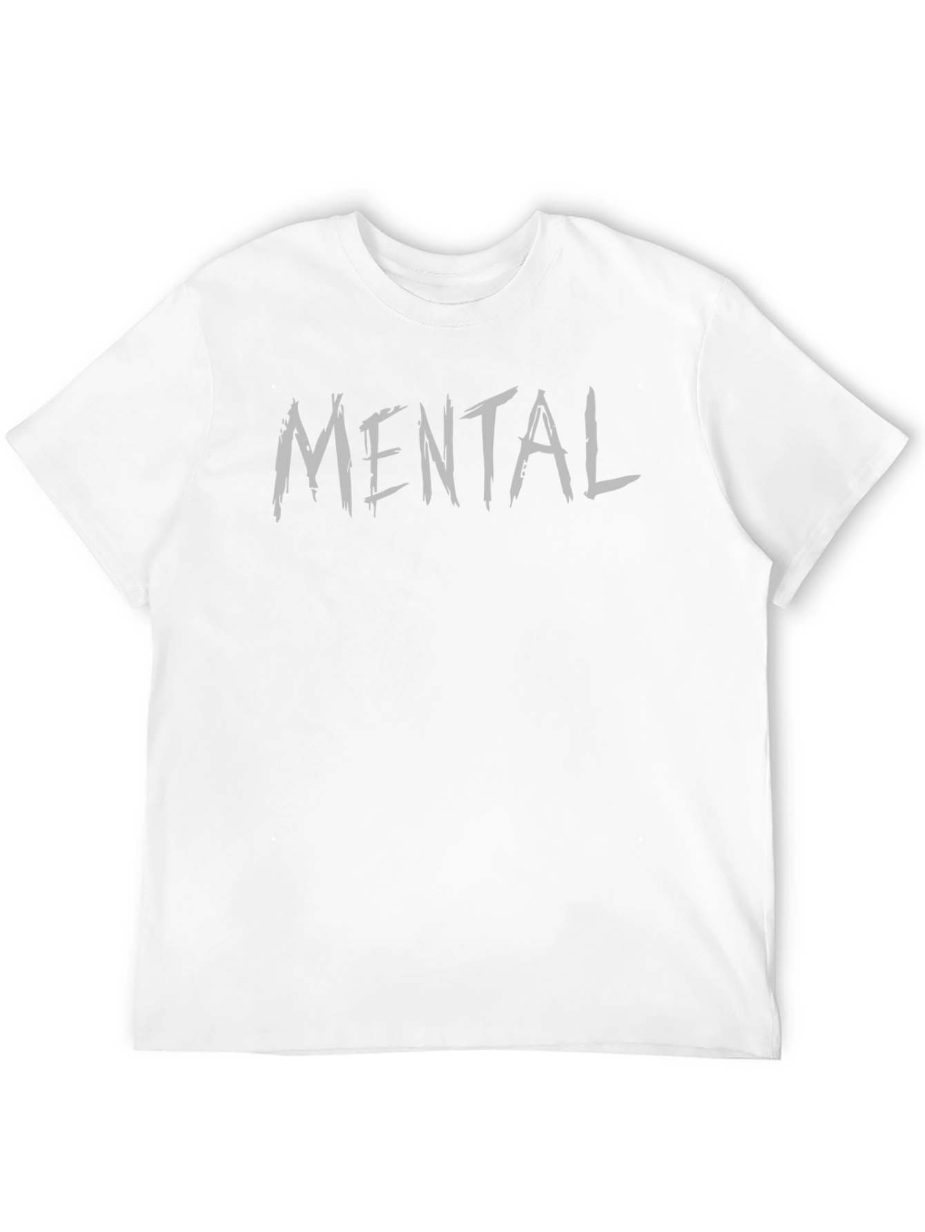 Black Mental Graphic Tee - Casual Style view 12