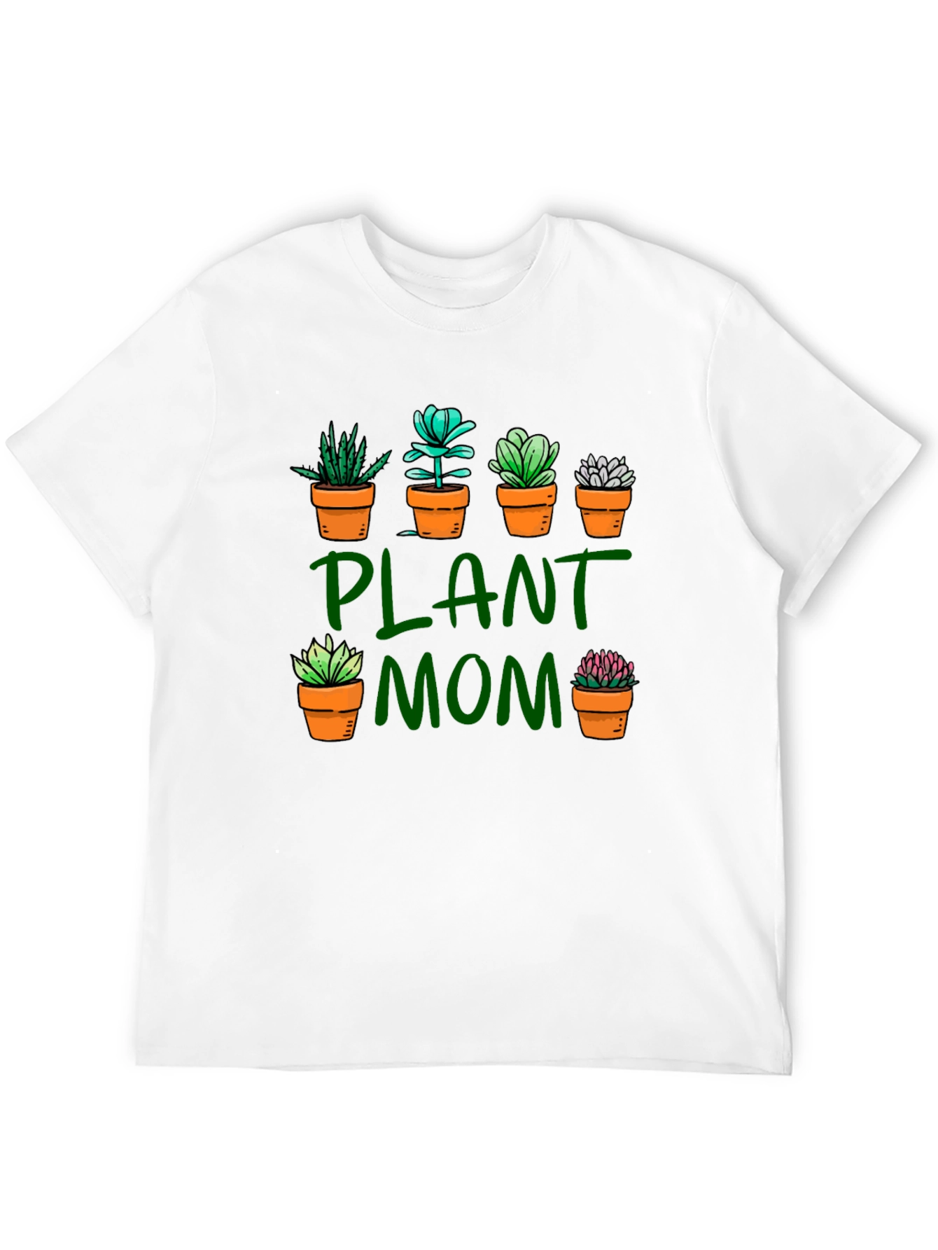 Plant Mom T-Shirt - Succulent Garden Tee - 12