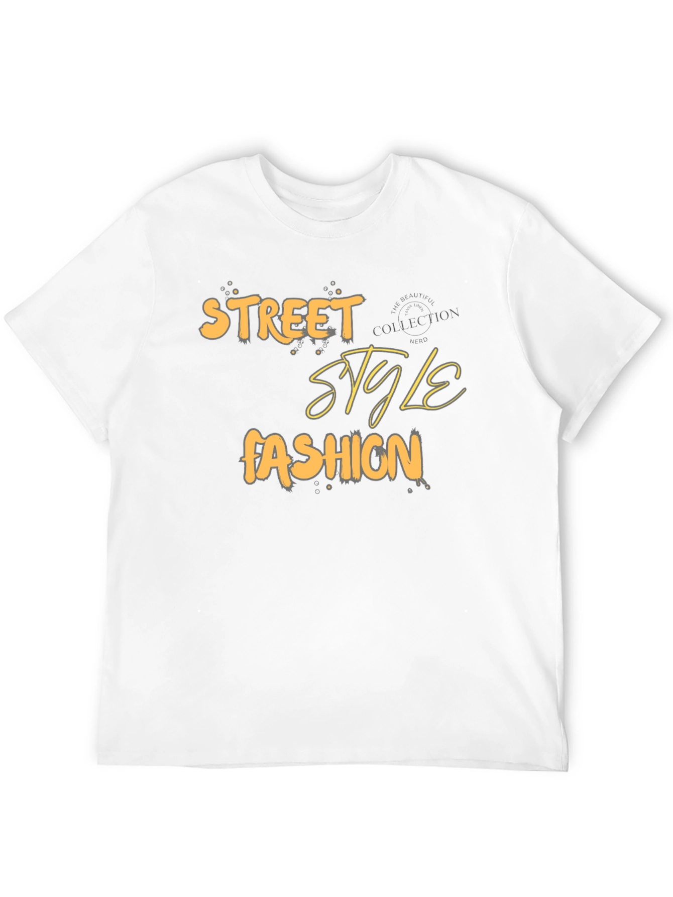 Black Street Style Fashion Graphic T-Shirt view 12