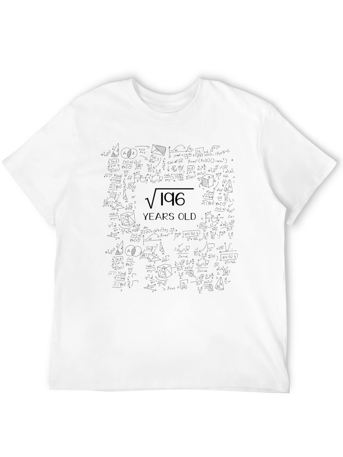 Black Funny 14th Birthday Math T-Shirt view 12