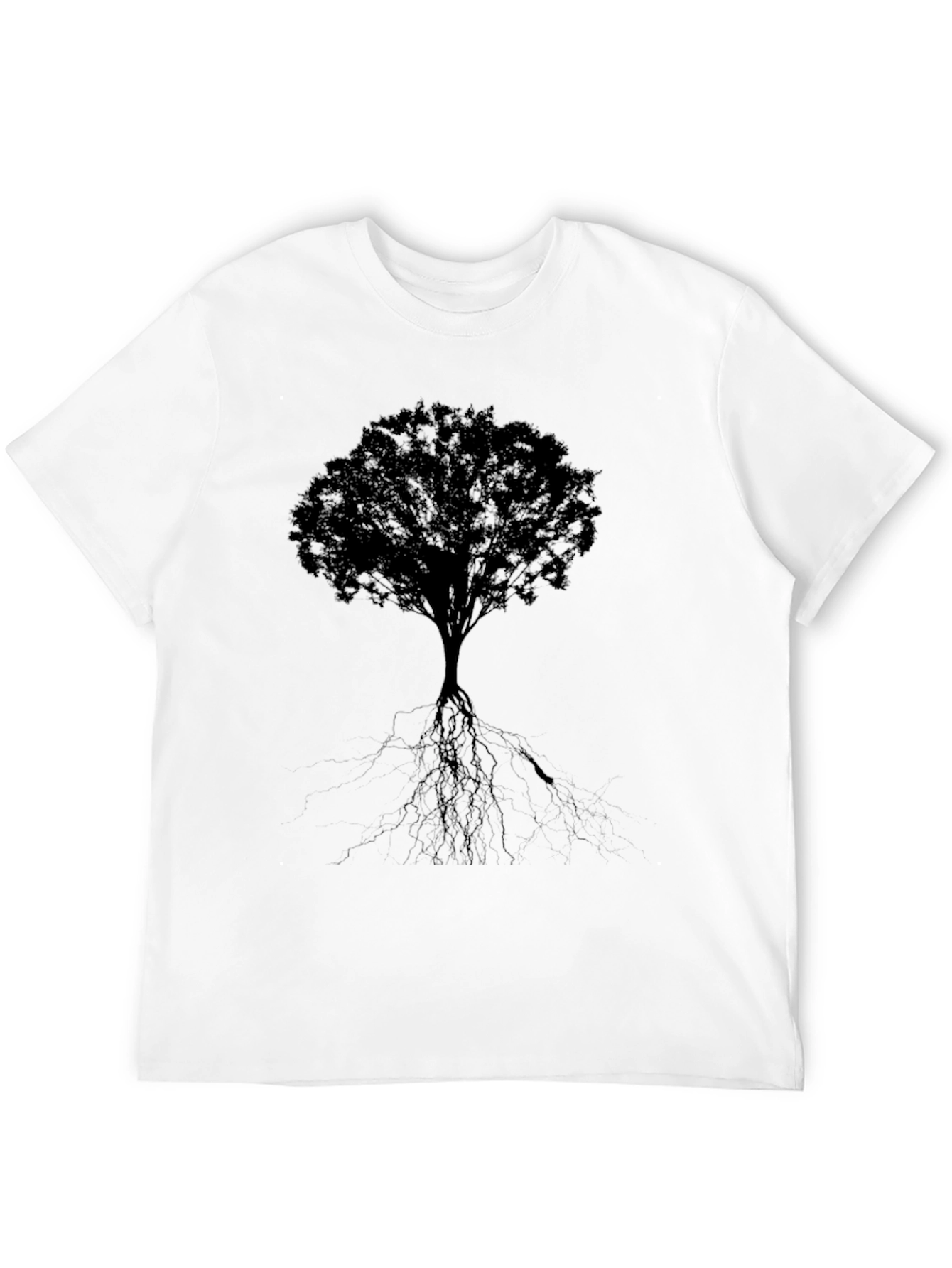 Black Tree Graphic Black T-Shirt view 12