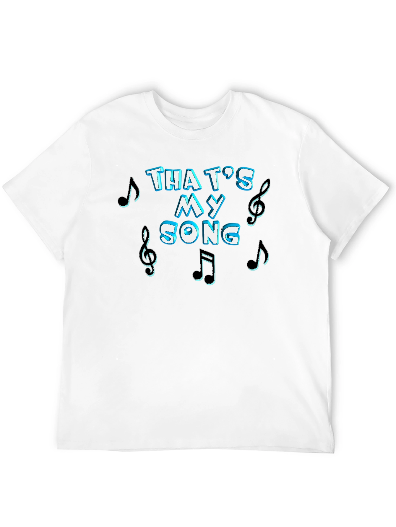 That's My Song Black Graphic T-Shirt - 12