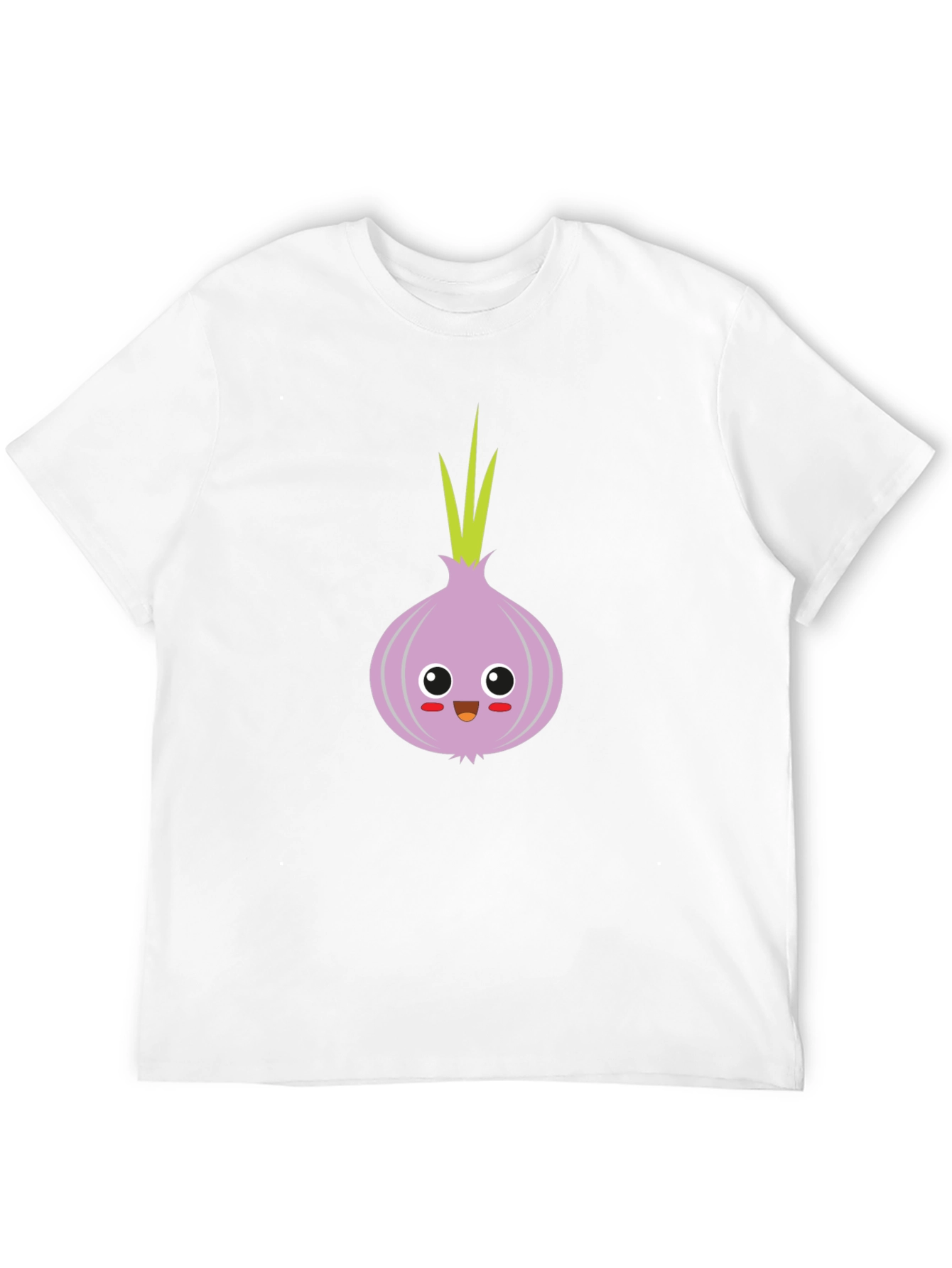 Black Cute Onion Cartoon T-Shirt - Fun & Unique Design view 12
