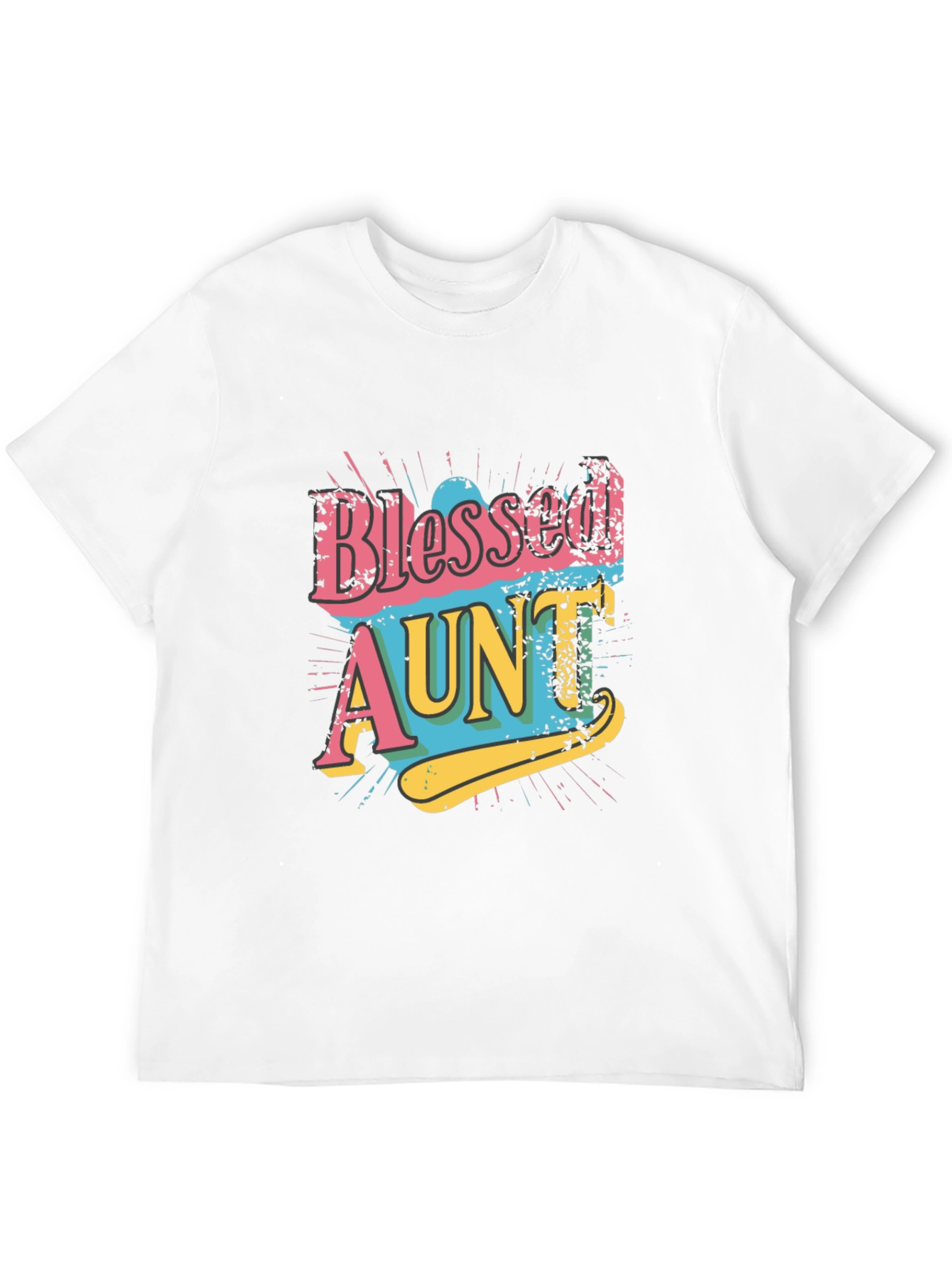 Black Blessed Aunt Graphic Tee - Trendy Family Apparel view 12