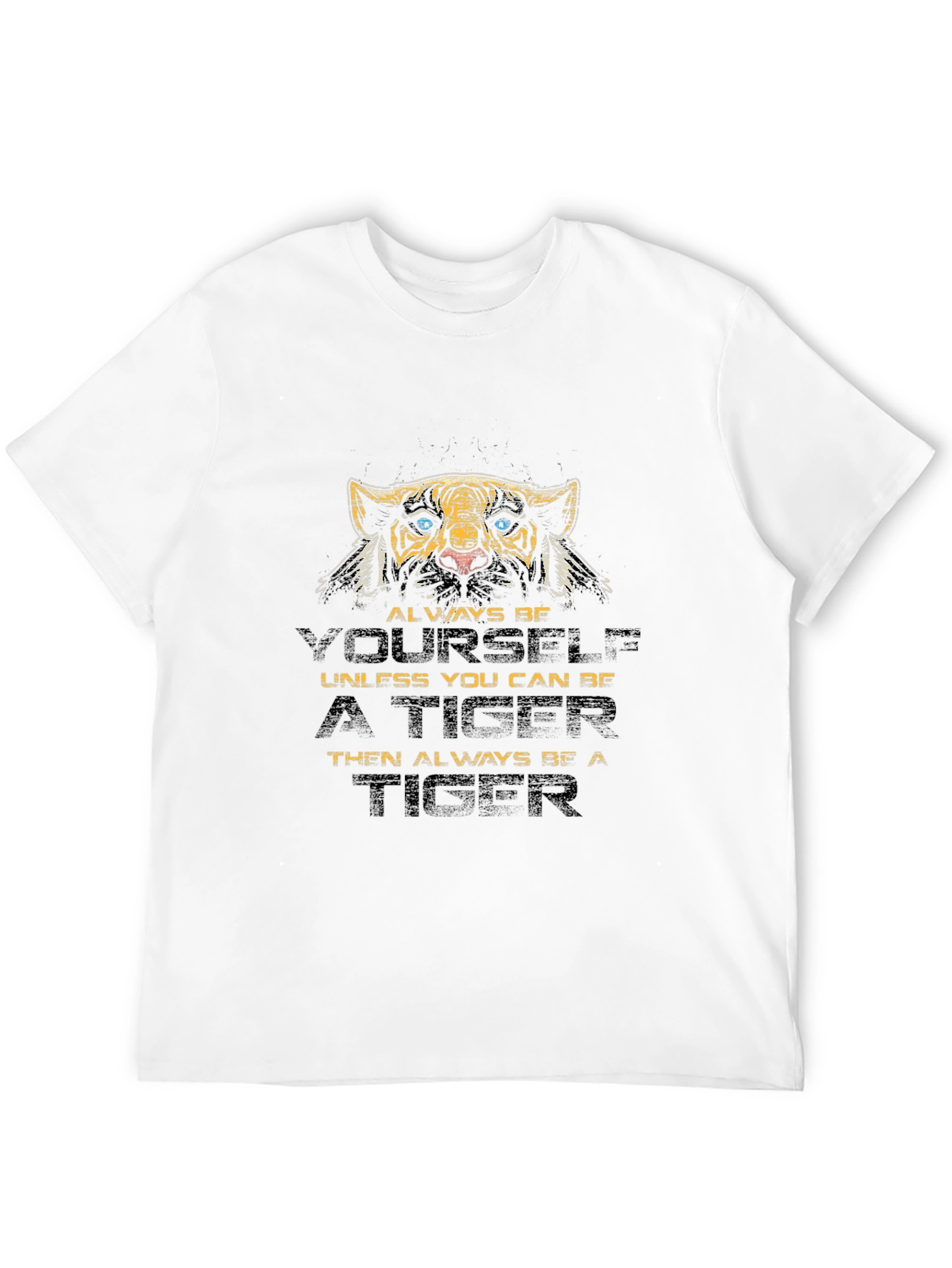 Black Always Be A Tiger Graphic Tee view 12