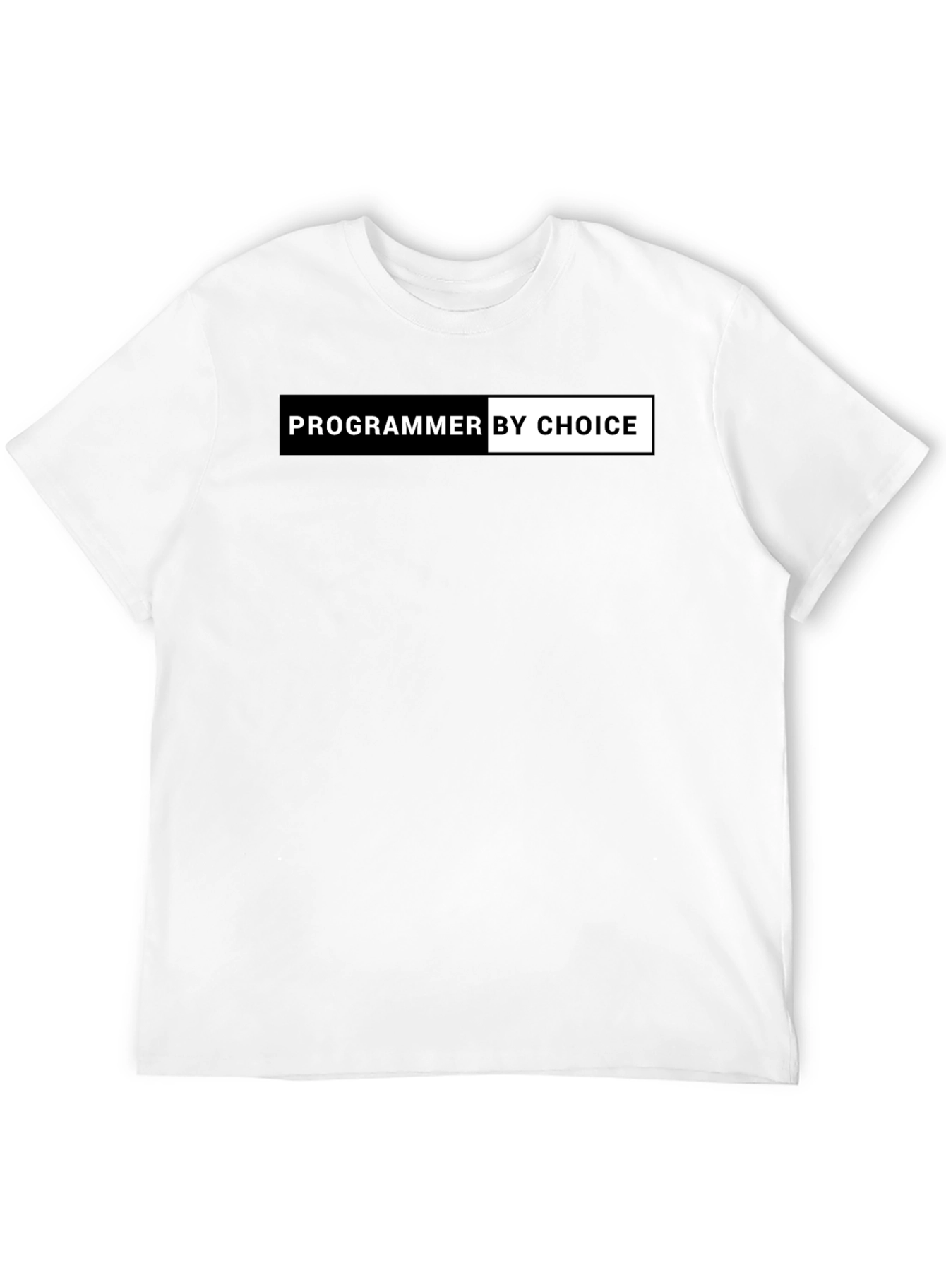 Black Programmer By Choice Black Graphic T-Shirt view 12