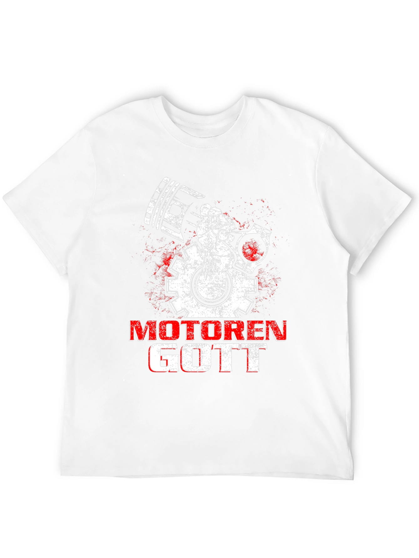 Black Motoren Gott Black T-Shirt - Engine Lover view 12