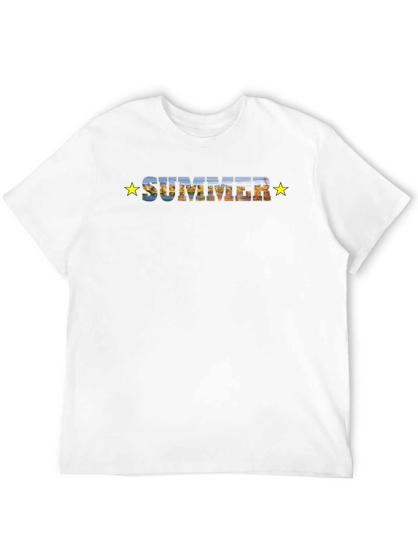 Black Summer Scenic Graphic Tee - Stylish Comfort view 12