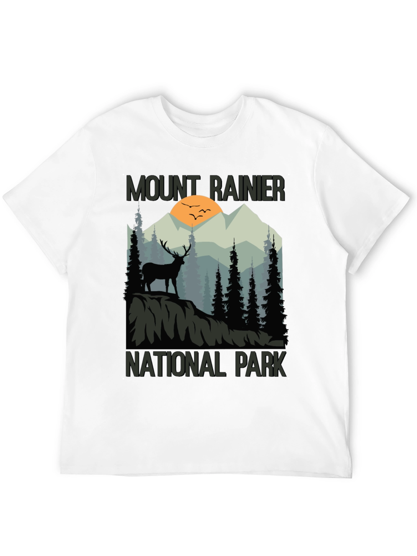 Mount Rainier National Park Graphic T-Shirt - 12