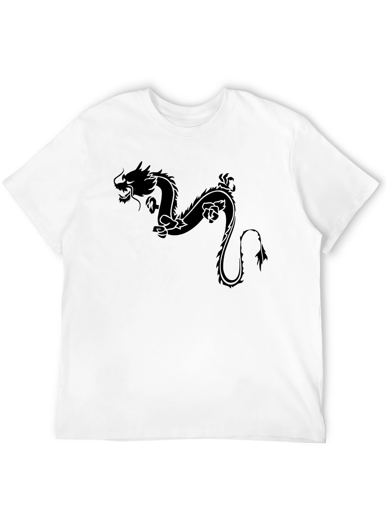 Black Dragon Graphic Tee - Classic Black T-Shirt view 12