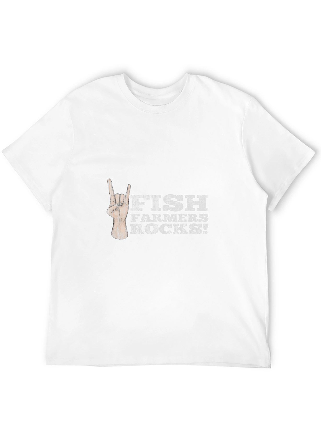 Black Fish Farmers Rock T-Shirt - Novelty Graphic Tee view 12