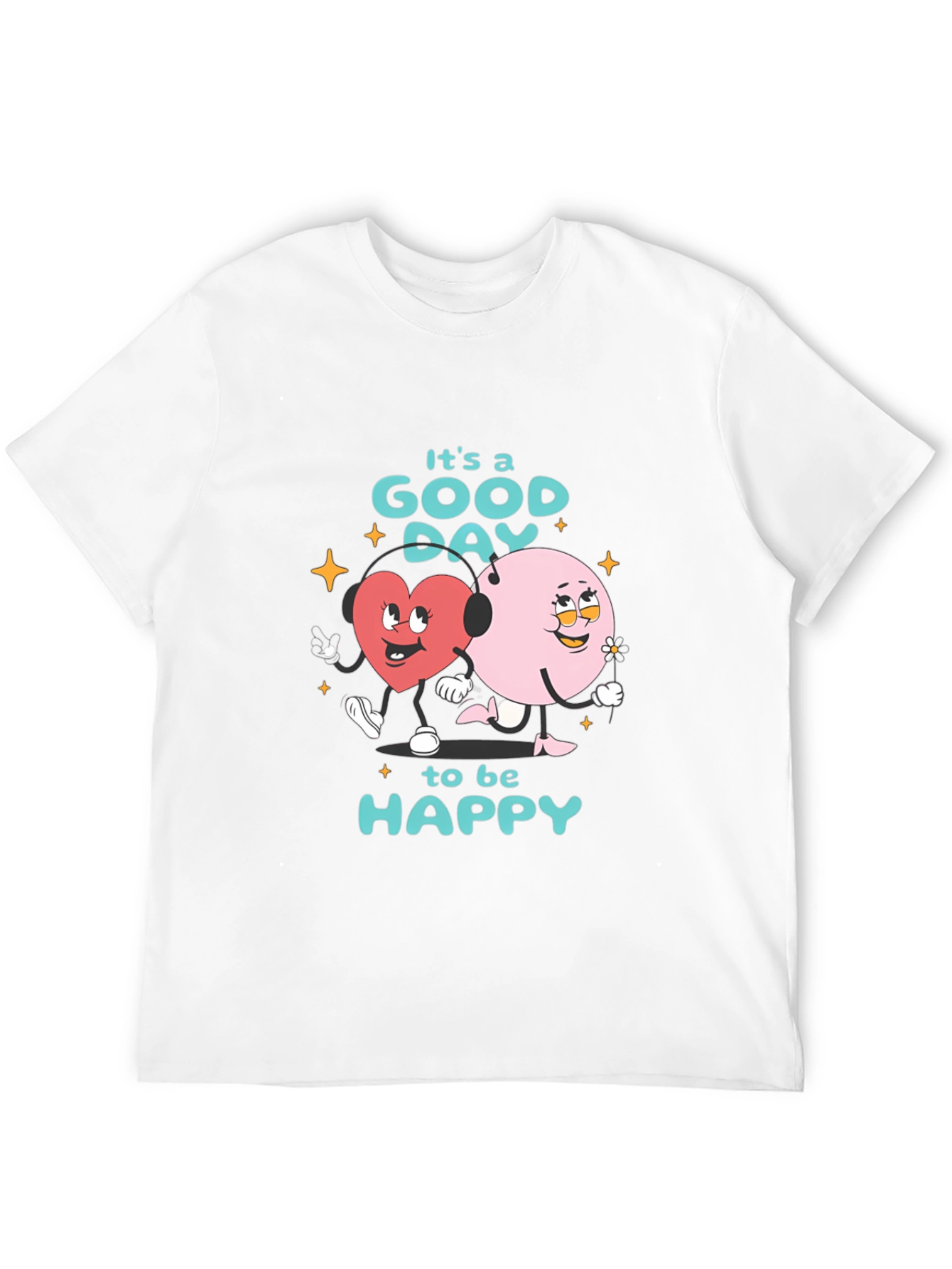 Good Day to be Happy Graphic Tee - 12