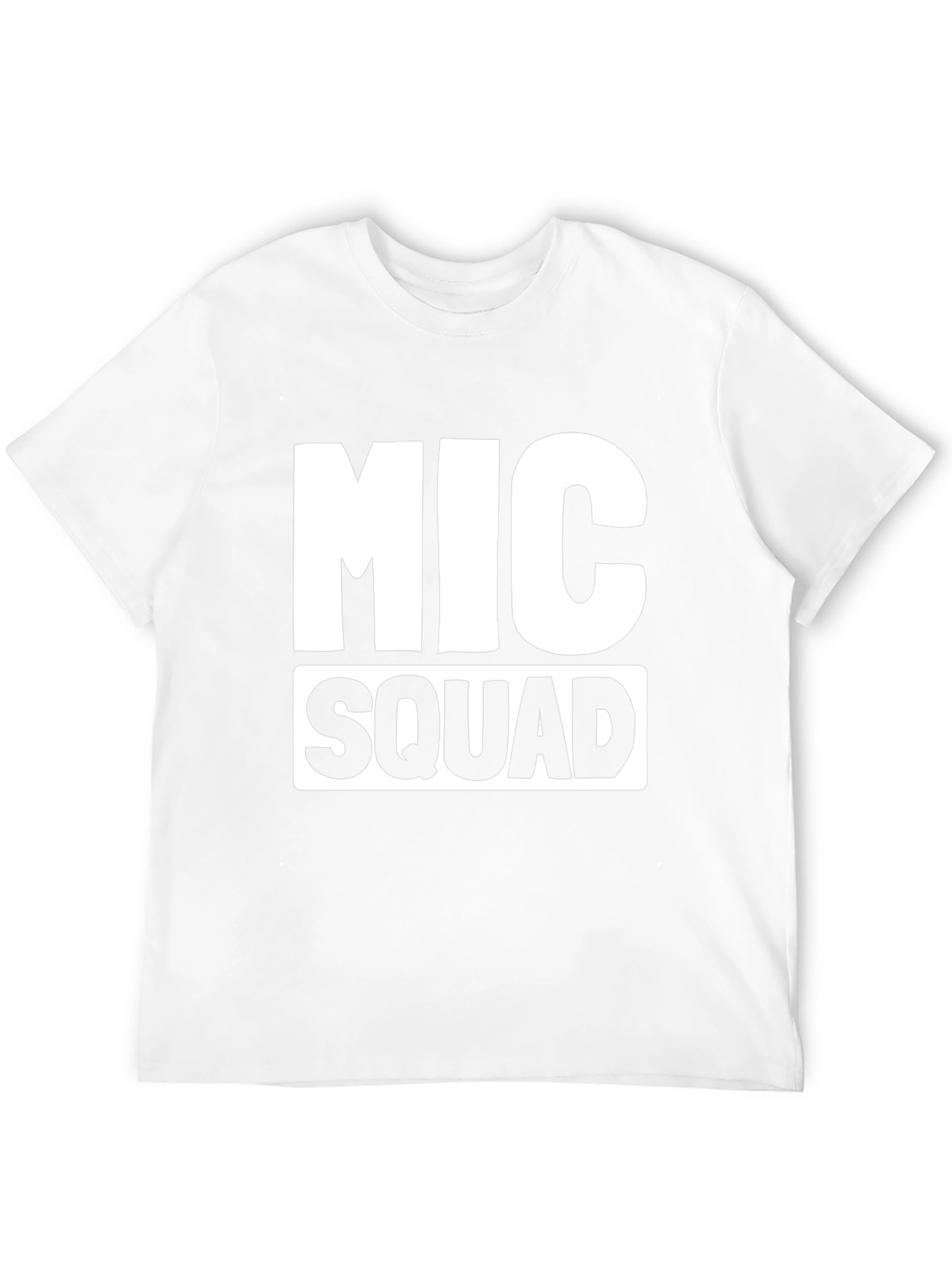 Black MIC Squad Graphic Tee - Bold Statement T-Shirt view 12