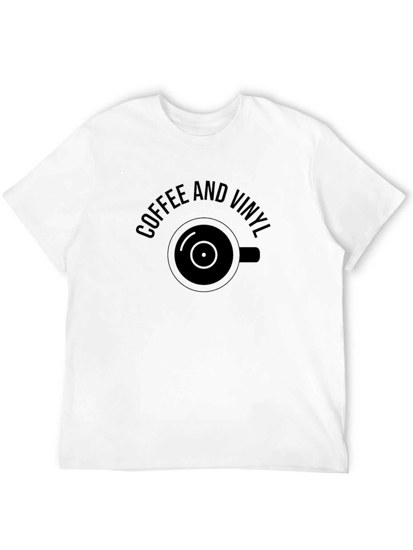 Black Coffee and Vinyl Graphic Tee view 12