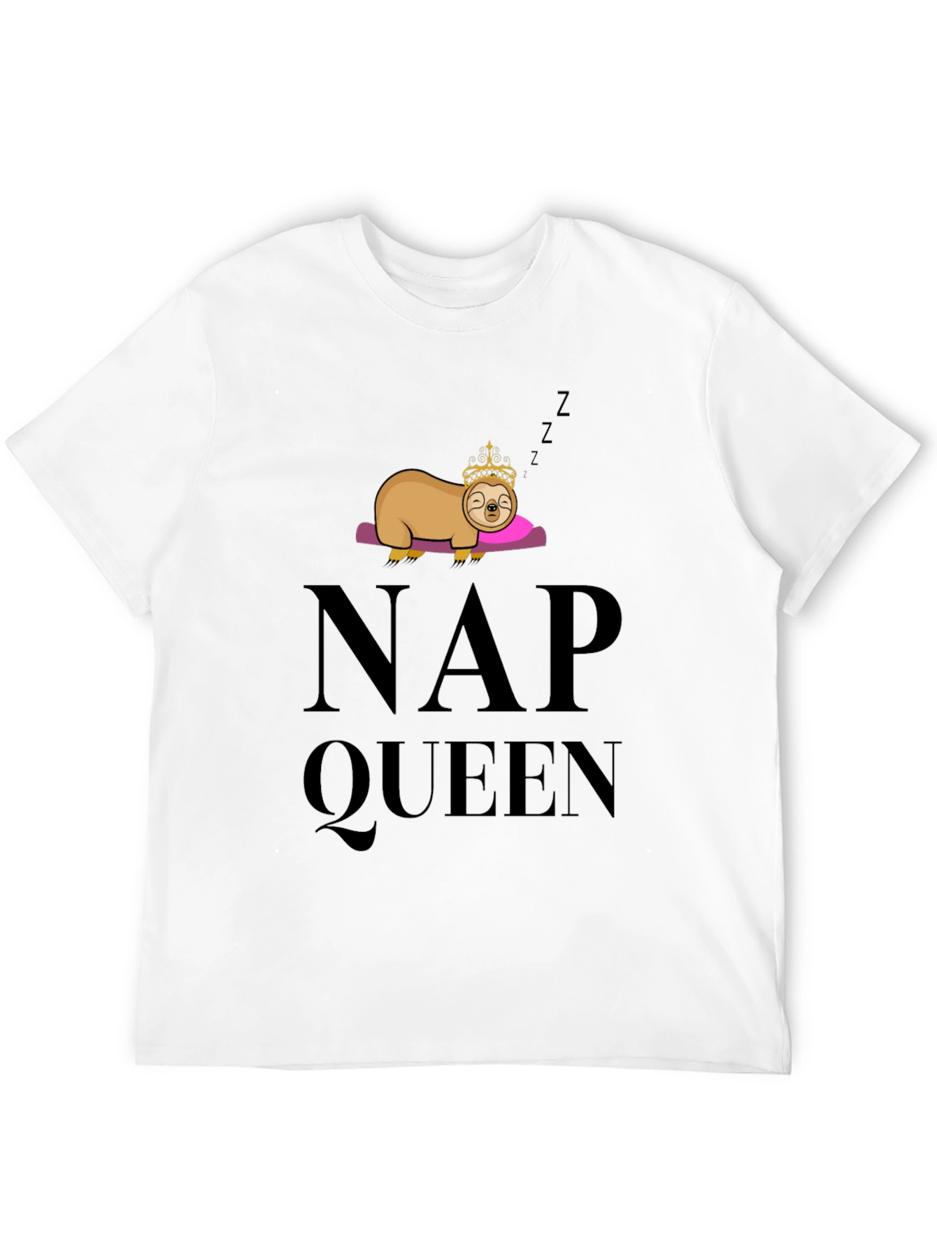 Black Nap Queen Sloth T-Shirt view 12