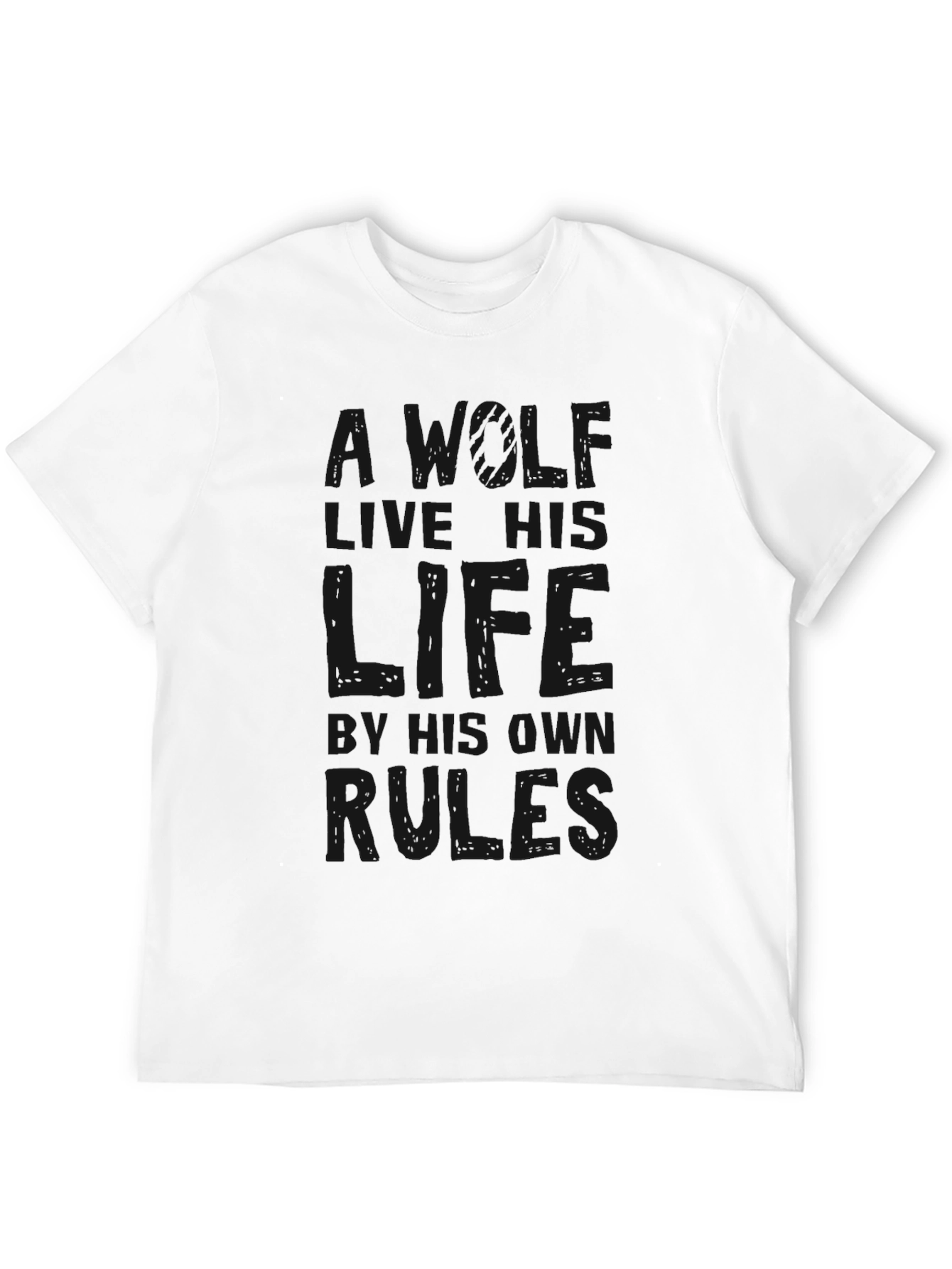 Black Rebel T-Shirt - Live By Your Own Rules view 12