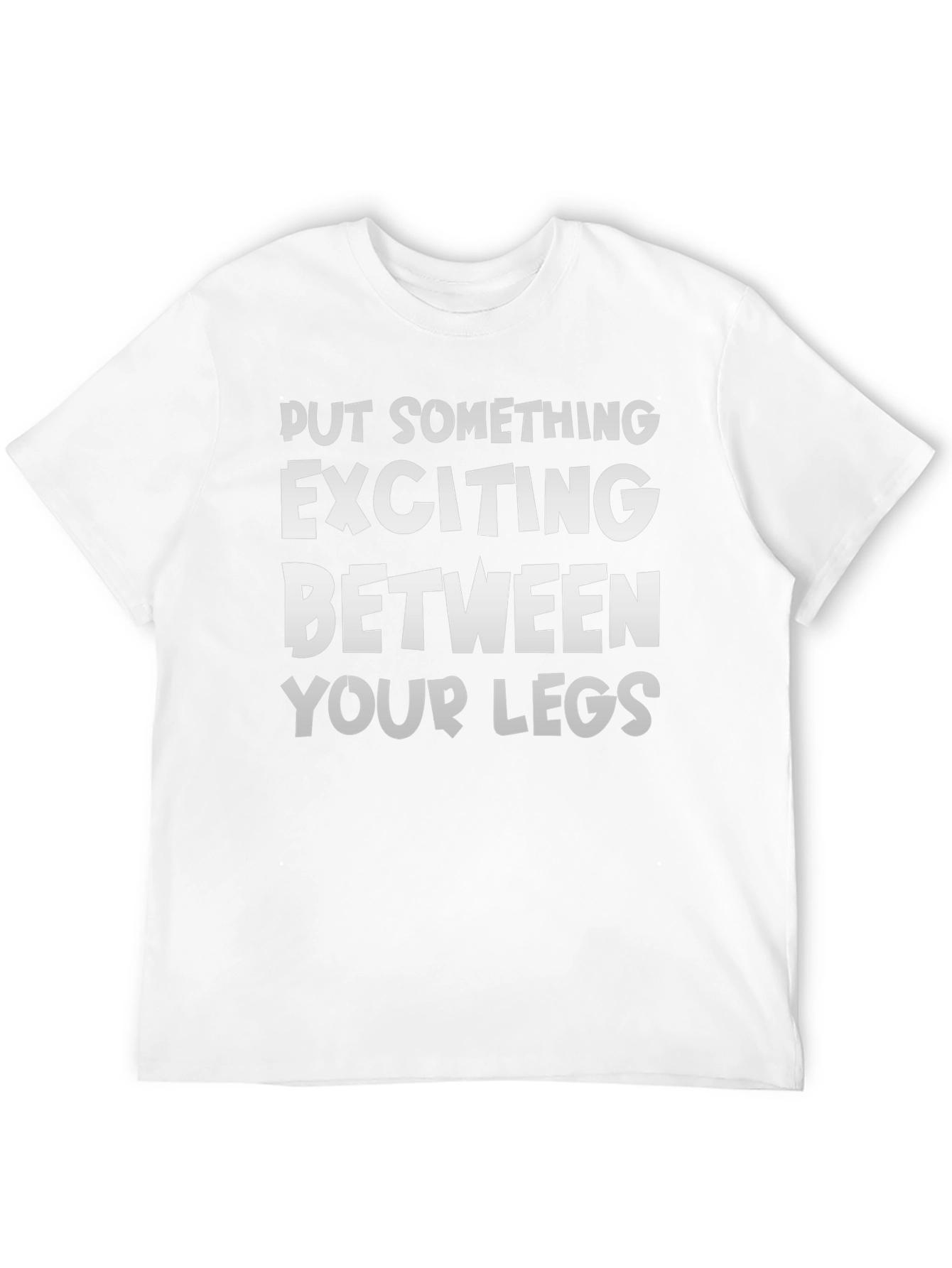 Black Exciting Legs Graphic Tee - Black Cotton T-Shirt view 12