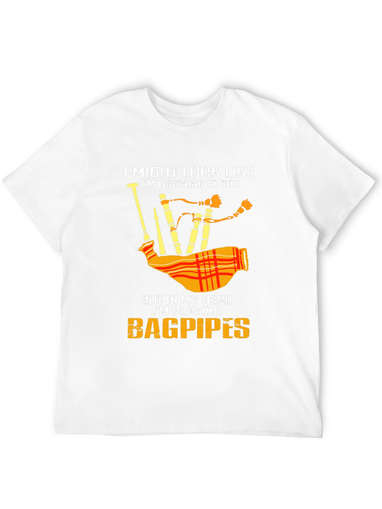 Black Bagpipes T-Shirt - Musician Tee view 12
