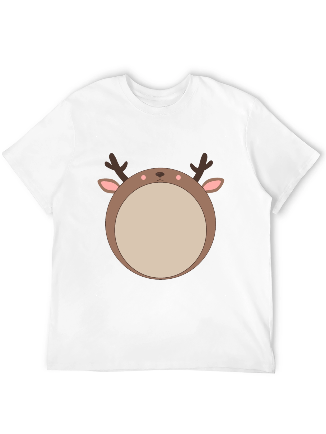 Black Reindeer Graphic Tee - Festive Holiday Style view 12
