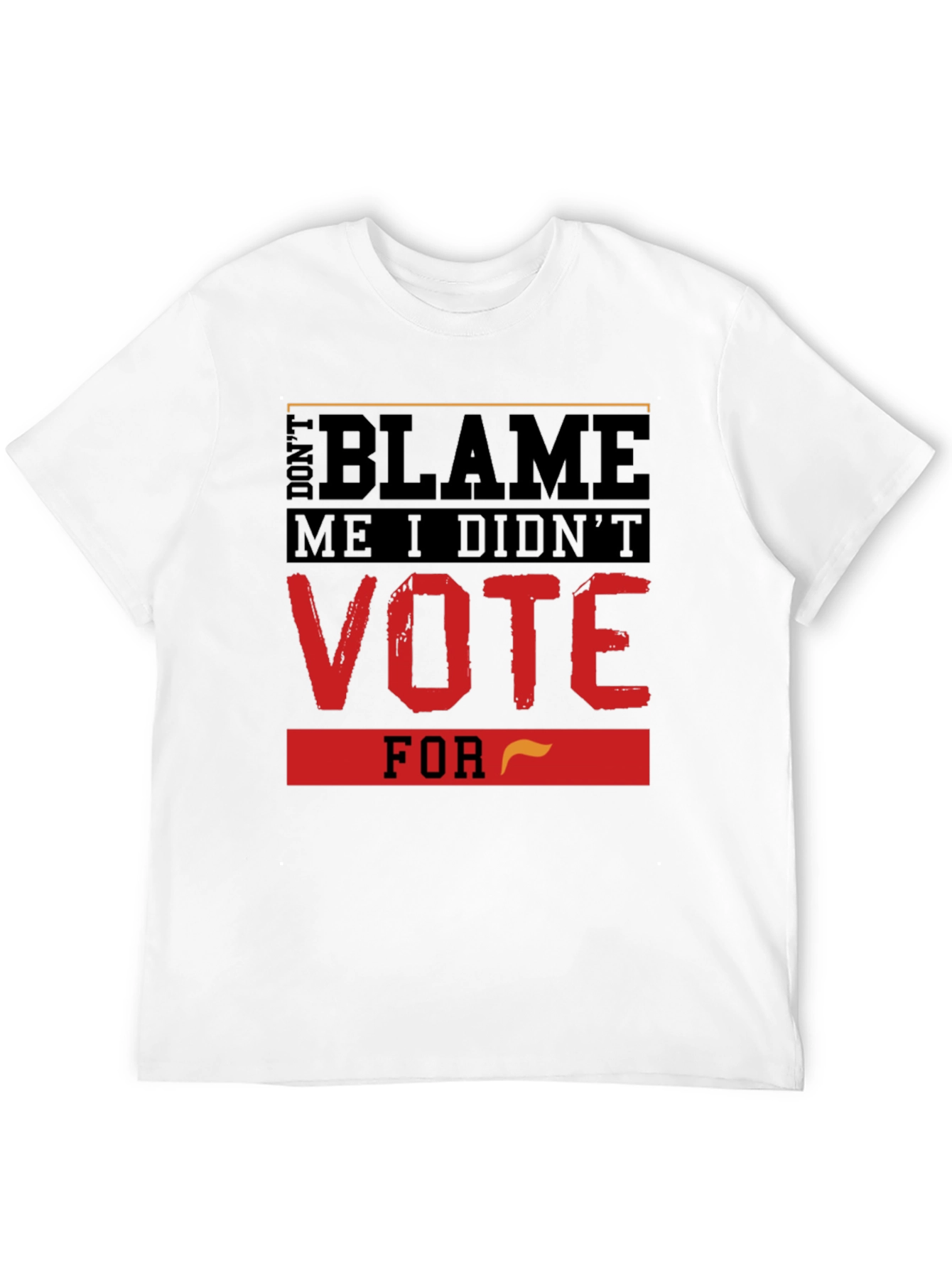 Black Don't Blame Me T-Shirt, Vote Political Tee view 12