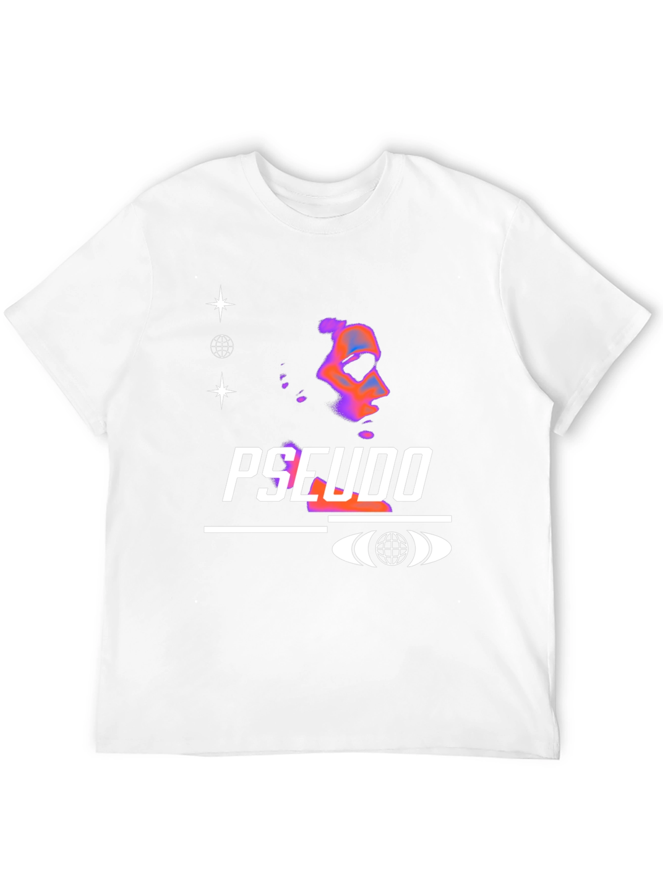 Black Pseudo Graphic Black T-Shirt view 12