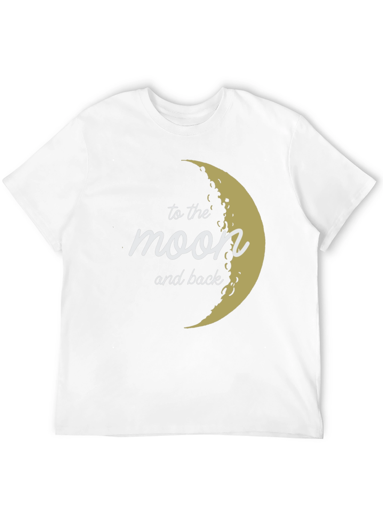 Black To the Moon and Back Graphic Tee view 12