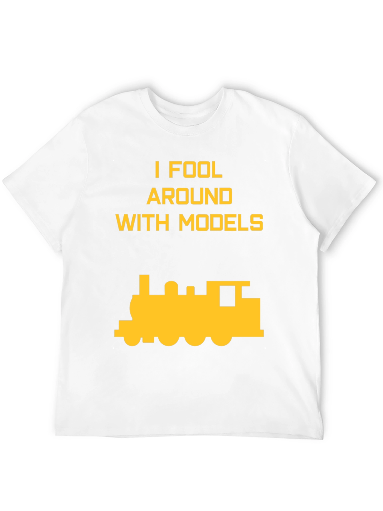 Black I Fool Around with Models Train T-Shirt view 12