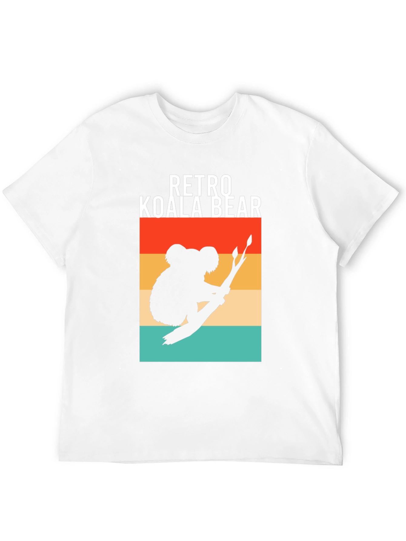 Black Retro Koala Bear Graphic T-Shirt view 12