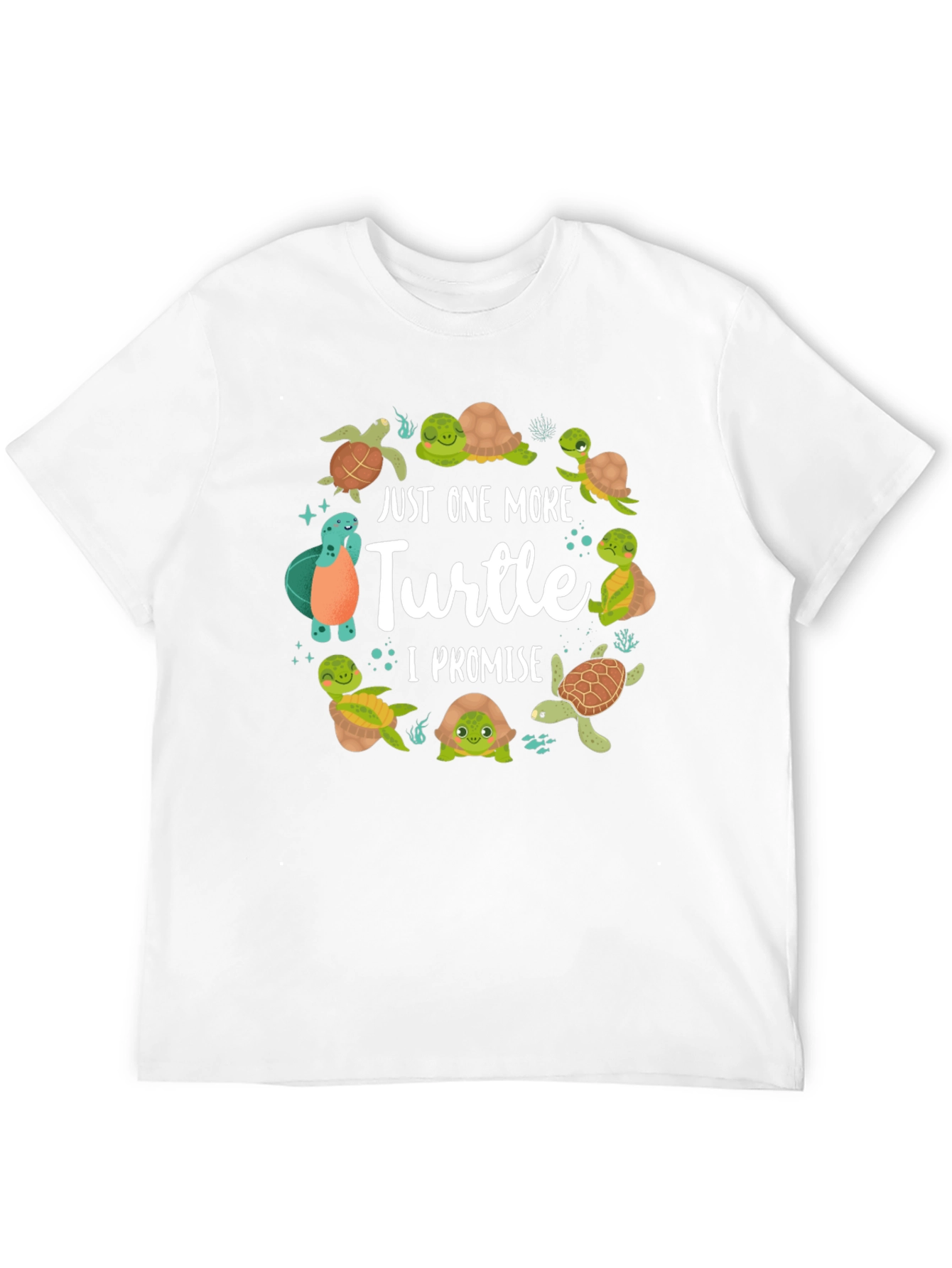 Black Just One More Turtle T-Shirt view 12