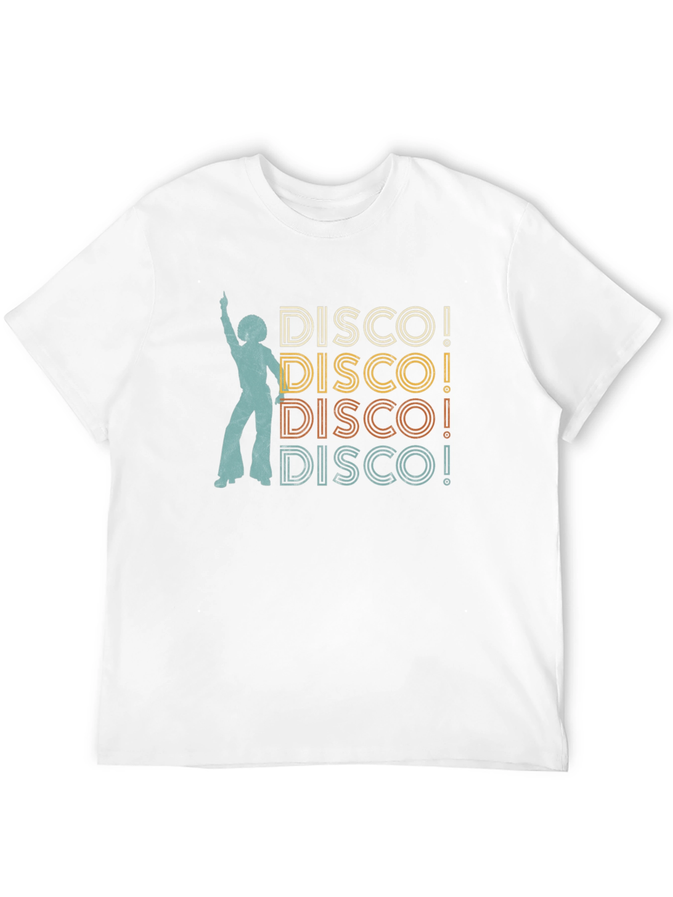 Black Retro Disco T-Shirt view 12