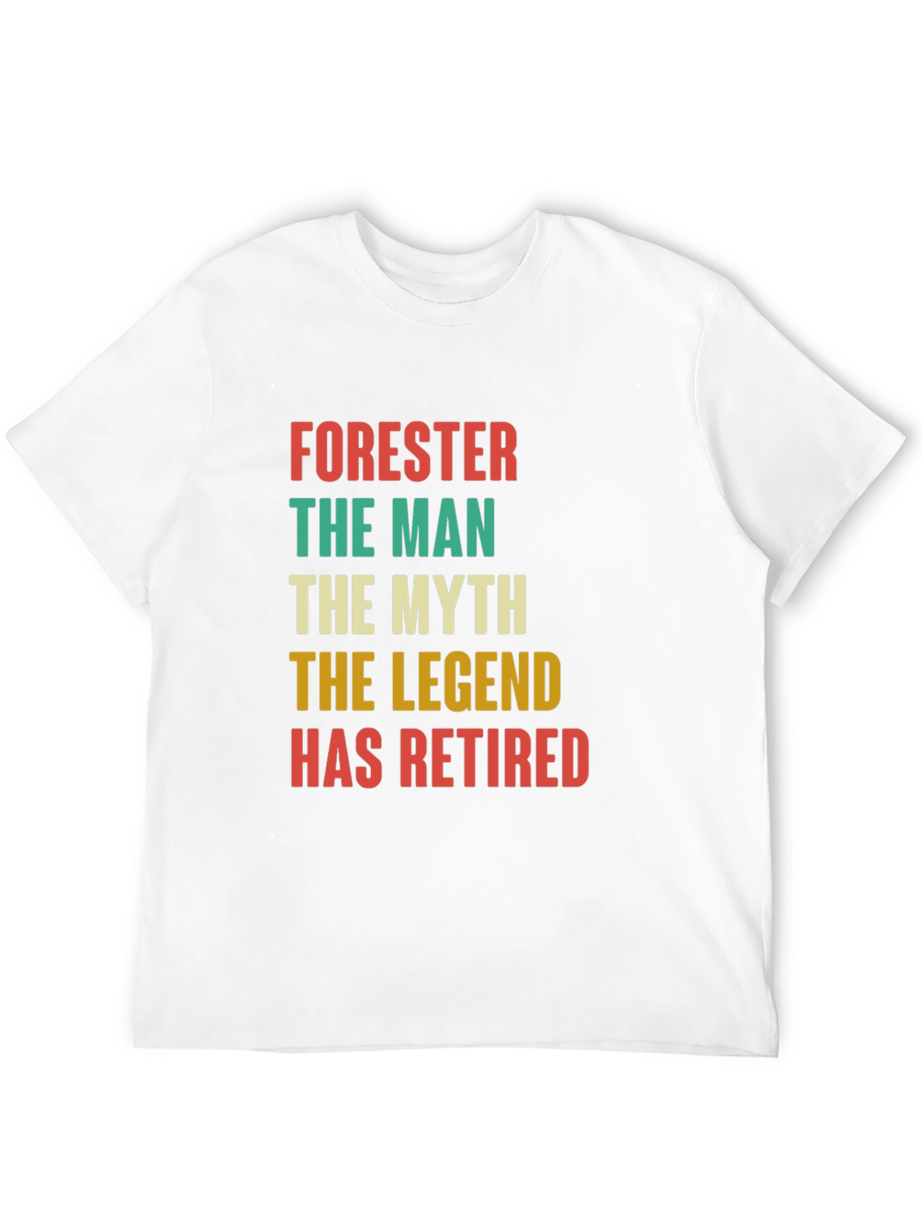 Black Forester Retirement T-Shirt: The Man, The Myth, The Legend view 12