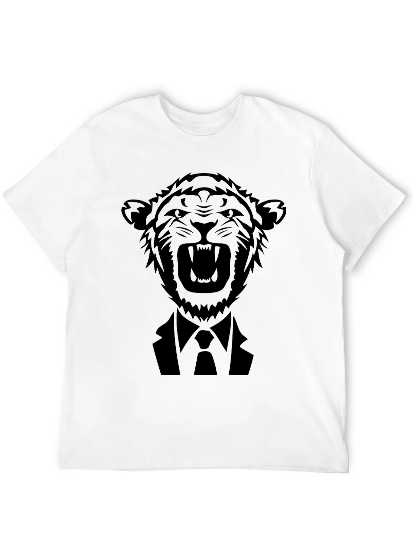 Black Tiger Suit Graphic Tee - Bold Style view 12
