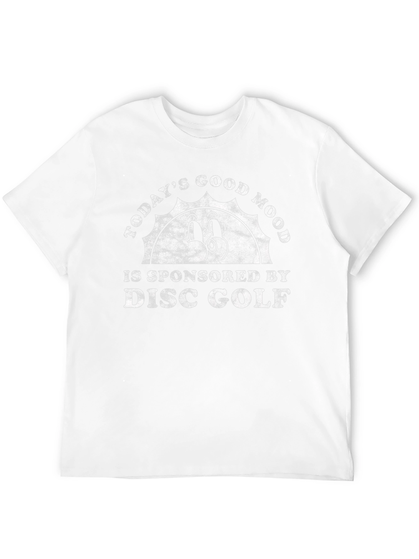 Black Funny Disc Golf Sponsored Graphic T-Shirt view 12