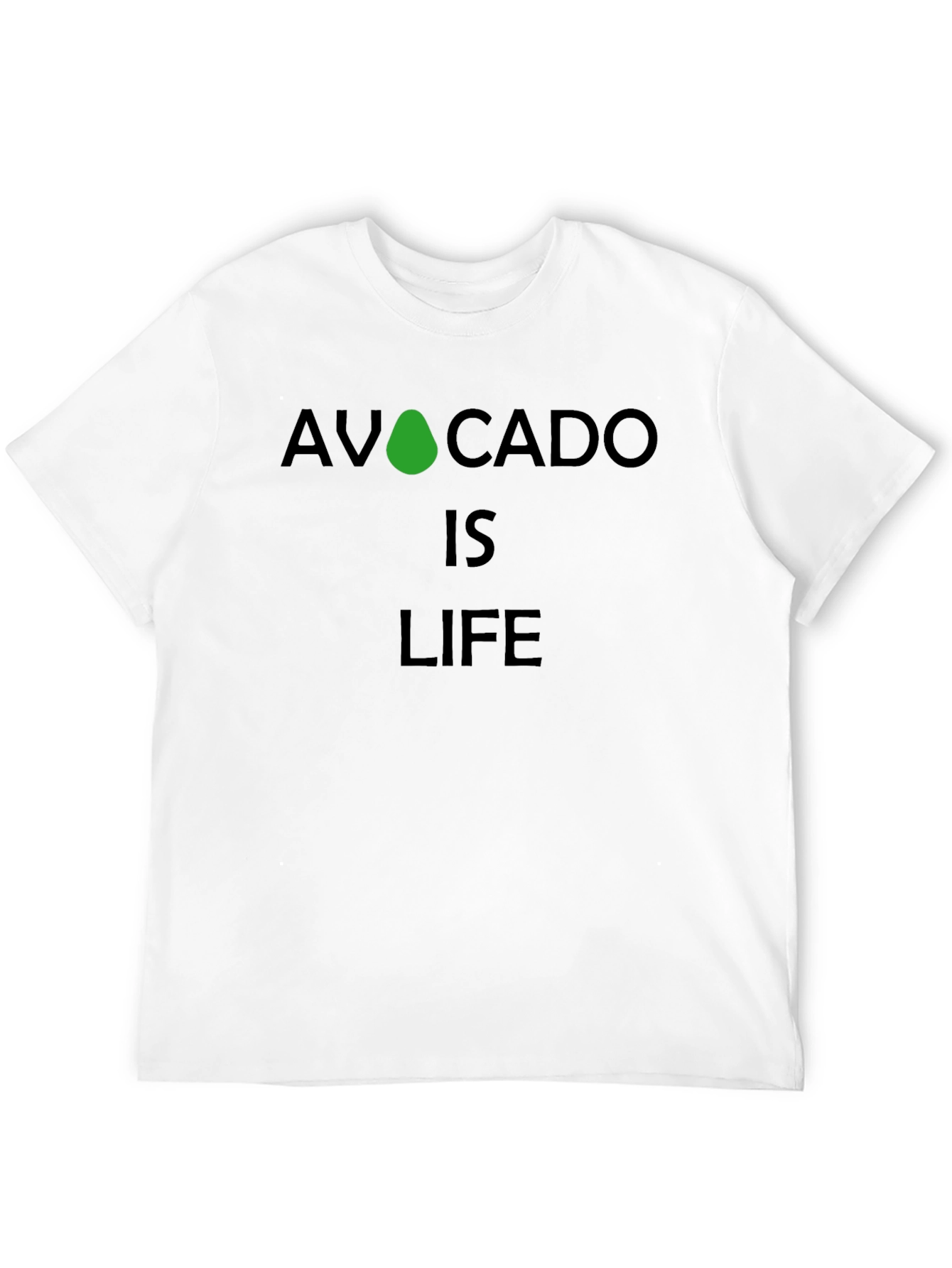 Black Avocado Is Life Graphic Tee - Black view 12