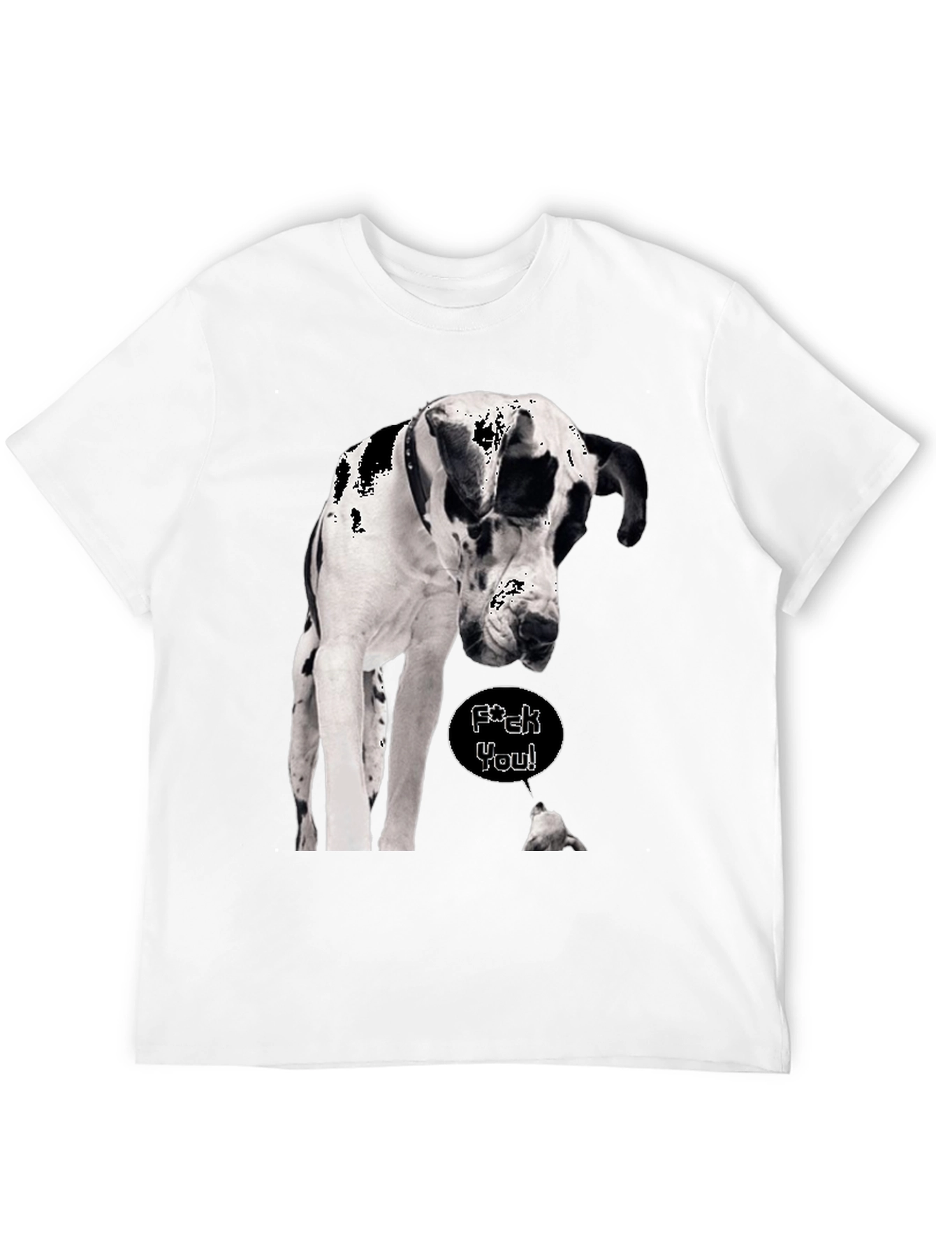 Black Dog T-Shirt - Great Dane Design view 12