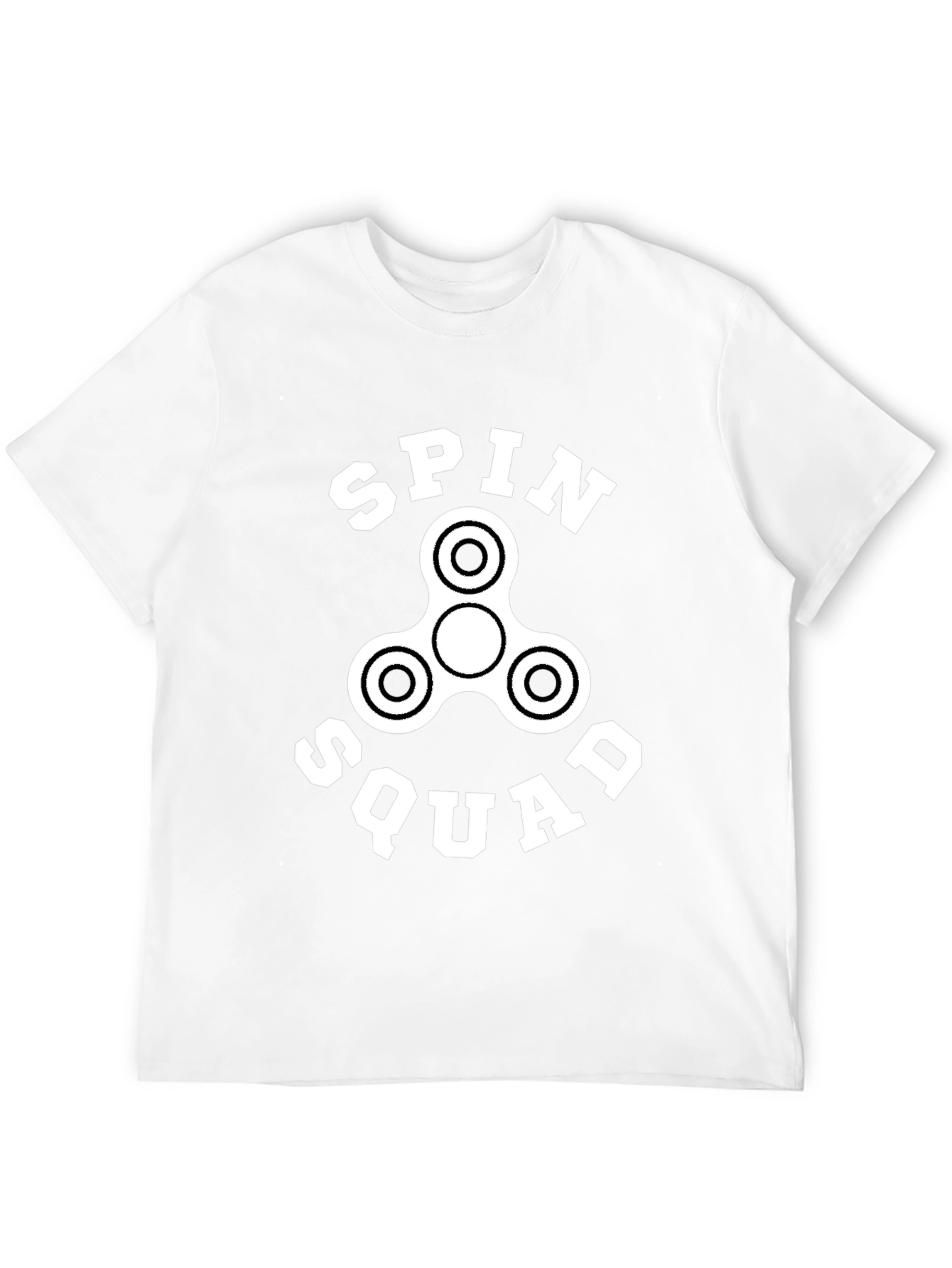 Spin Squad Graphic Tee - Black Cotton T-Shirt - 12