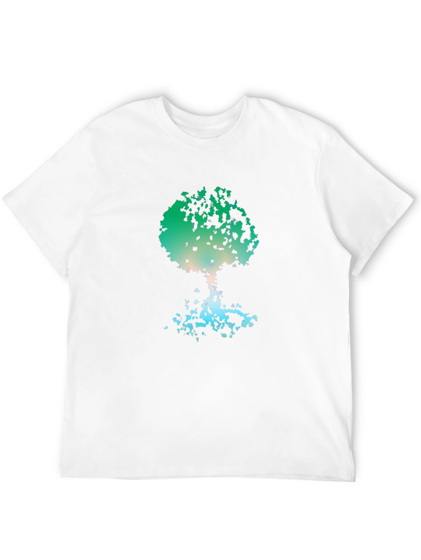 Black Abstract Tree Graphic Tee - Nature Inspired view 12