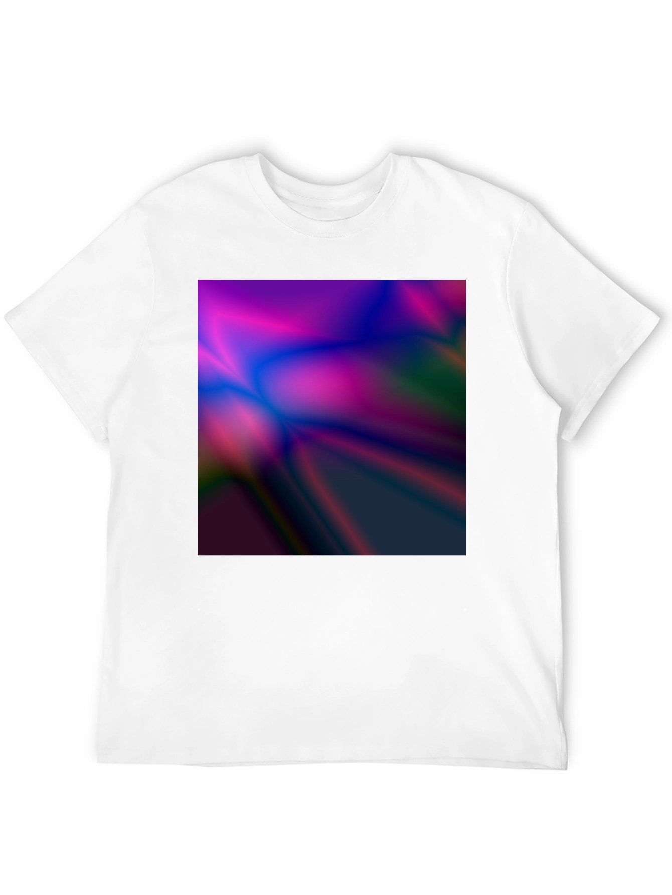 Black Abstract Wave T-Shirt - Modern Art Tee view 12
