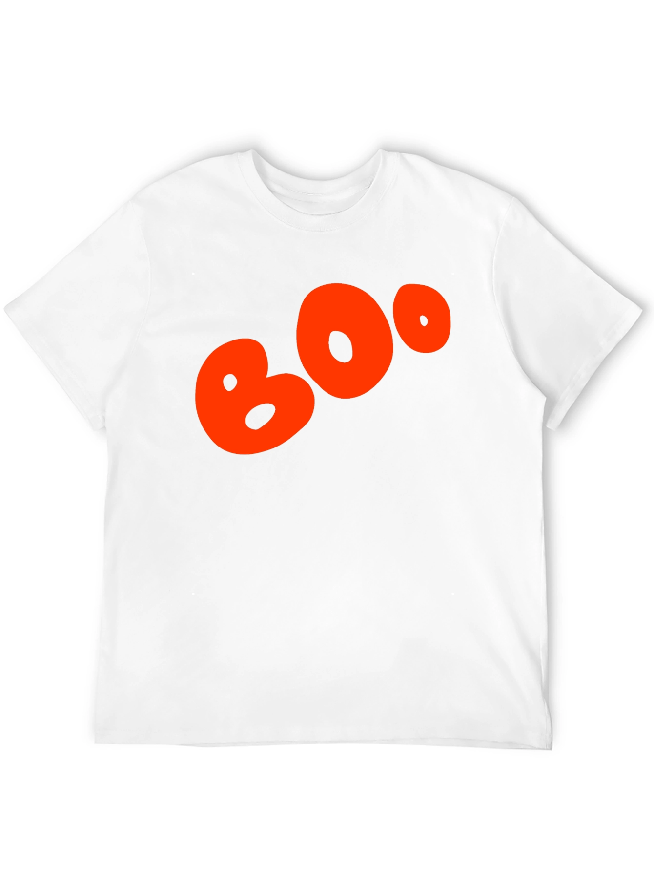 Black Boo Halloween Graphic Tee - Black Cotton Blend view 12