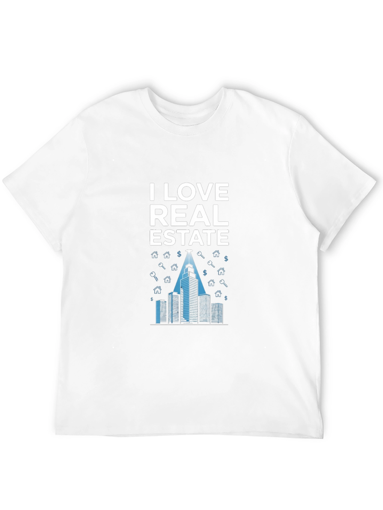 Black I Love Real Estate T-Shirt - Modern Building Design view 12