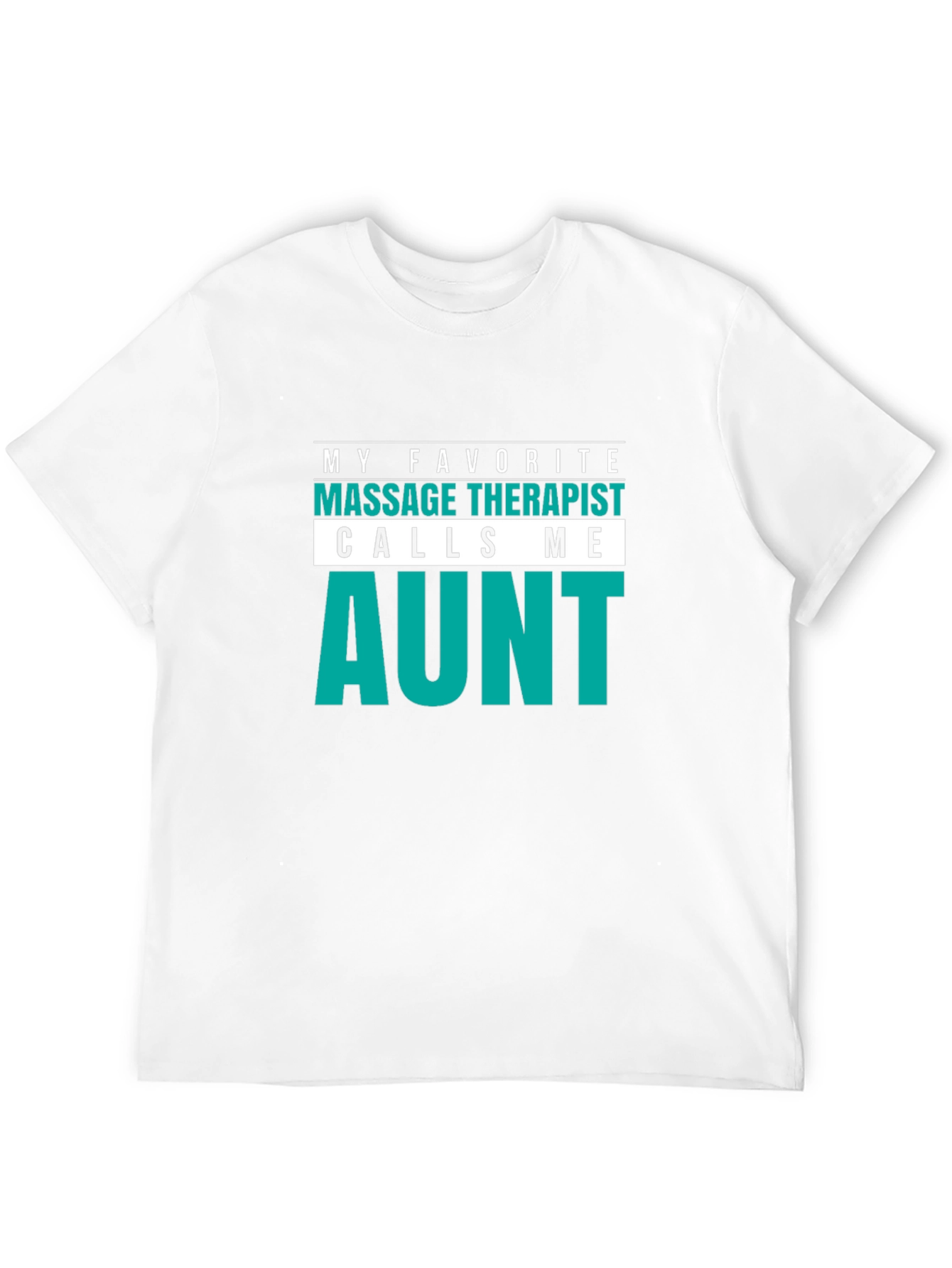 Black Massage Therapist Aunt T-Shirt - Novelty Gift Tee view 12