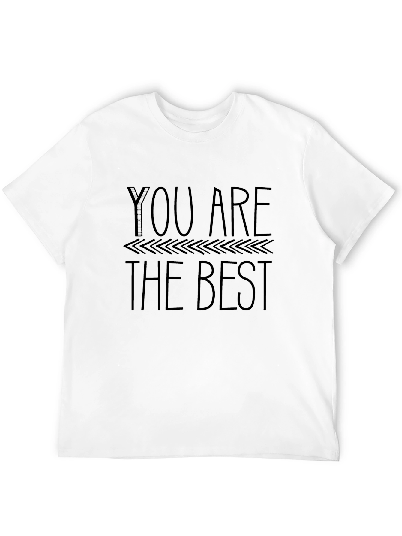 Black You Are The Best - Unisex Black T-Shirt view 12