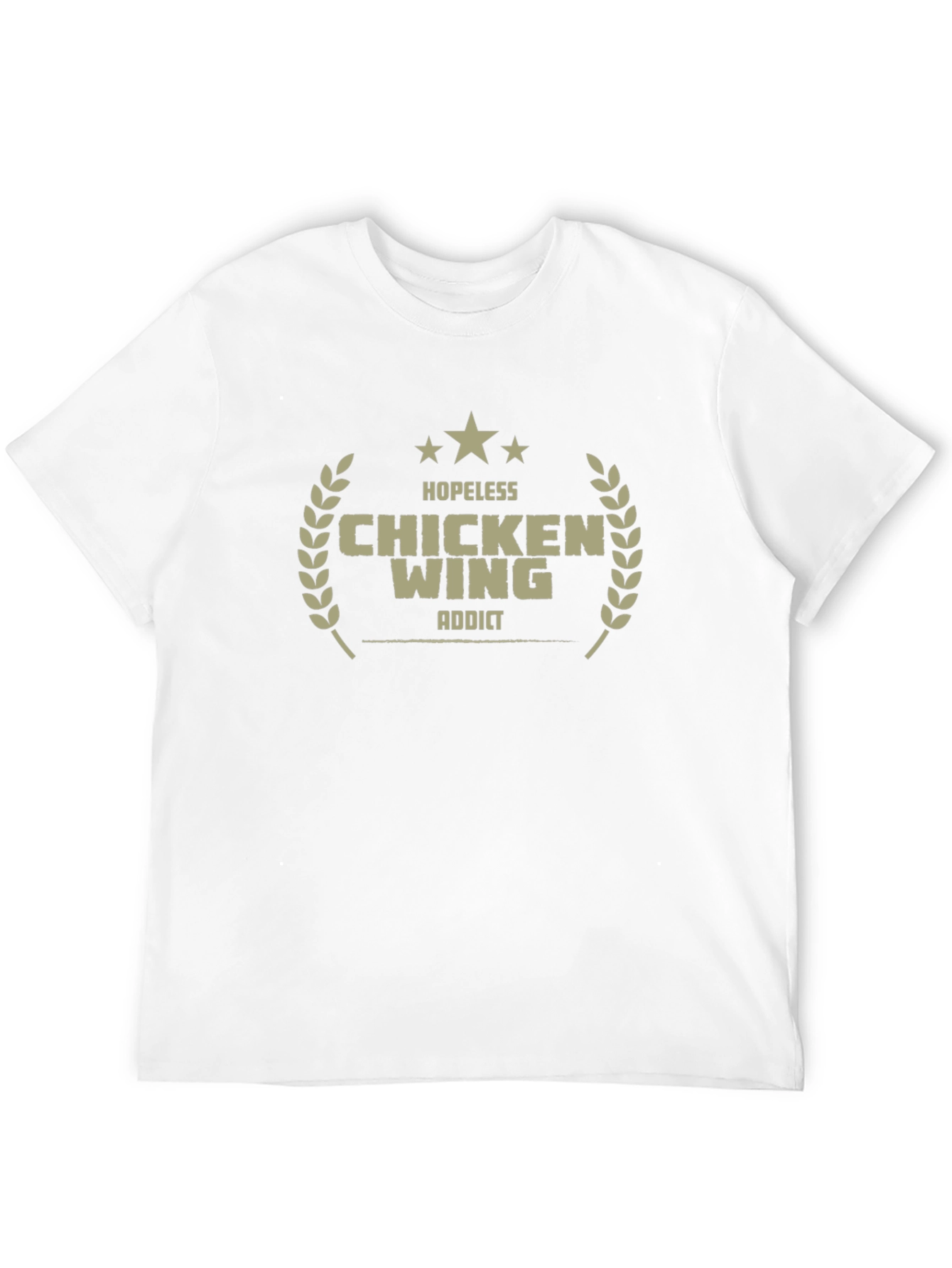 Black Hopeless Chicken Wing Addict Black T-Shirt view 12