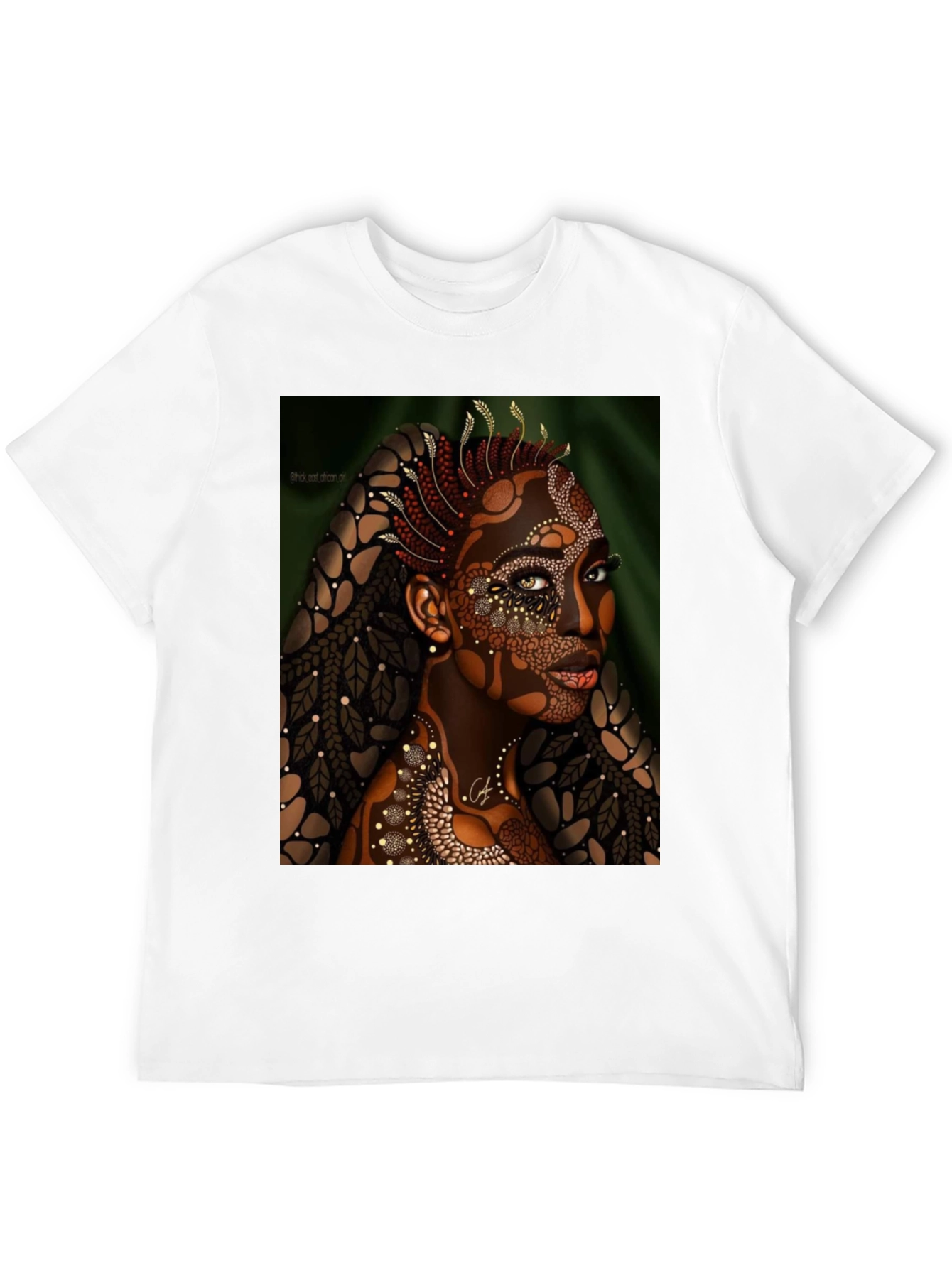Artistic Woman Portrait Graphic T-Shirt - 12